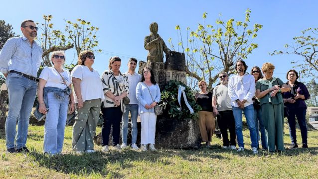 Homenaxe a Domingo Fontán en Portas Homenaxe a Domingo Fontán en Portas