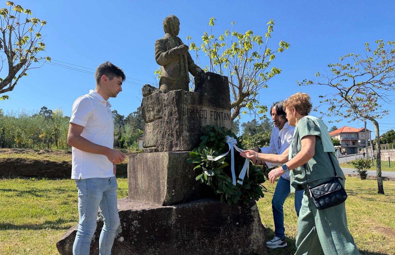 Homenaxe a Domingo Fontán en Portas
