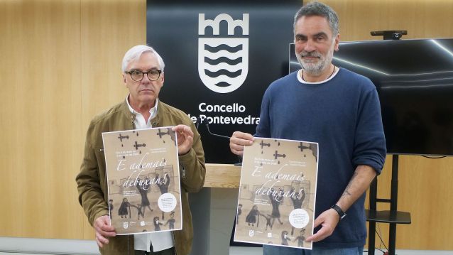 Manuel Morquecho e Demetrio Gómez presentan a mostra 'E ademais debuxan"