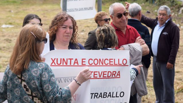 Veciños da Parda afectados polo polígono de vivendas que quere construír a Xunta