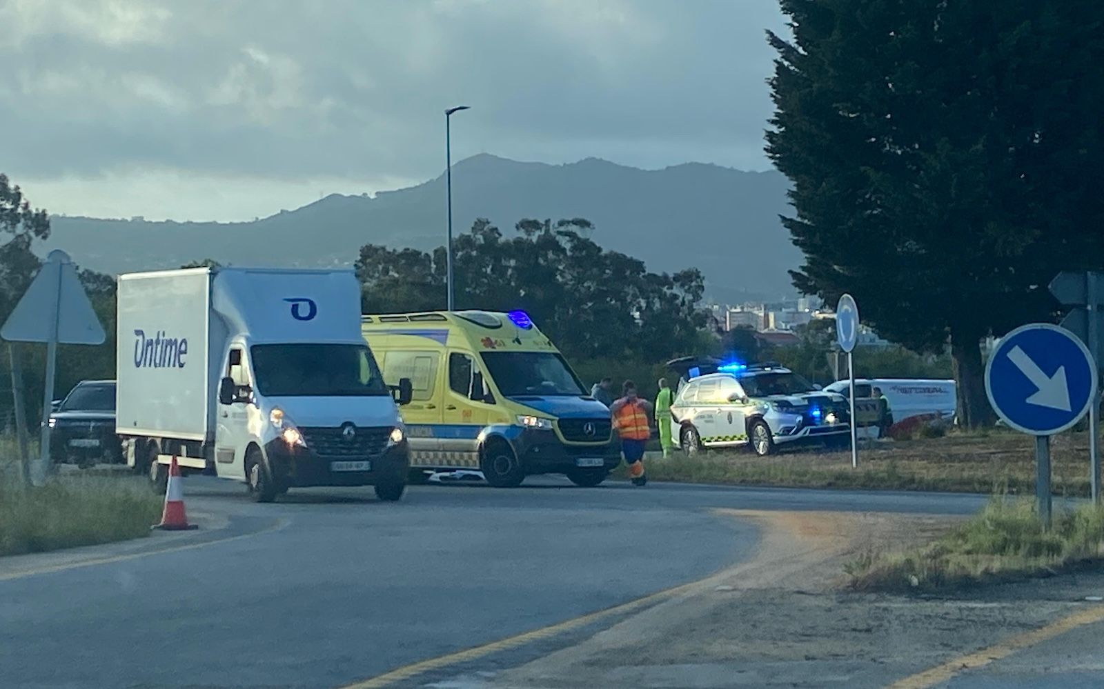 Atropello mortal en el polígono de O Vao