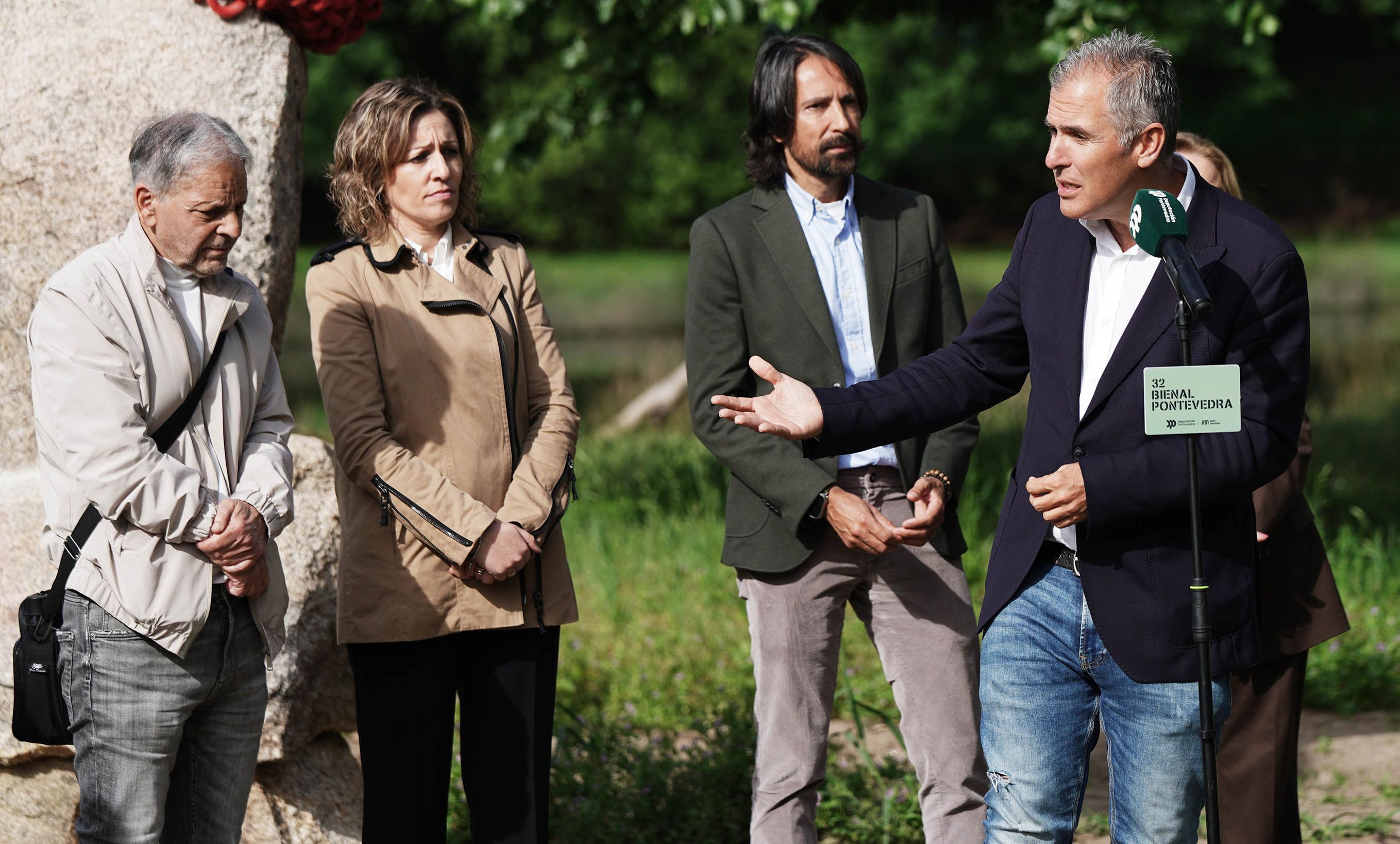 Presentación de las nuevas obras de la Illa das Esculturas