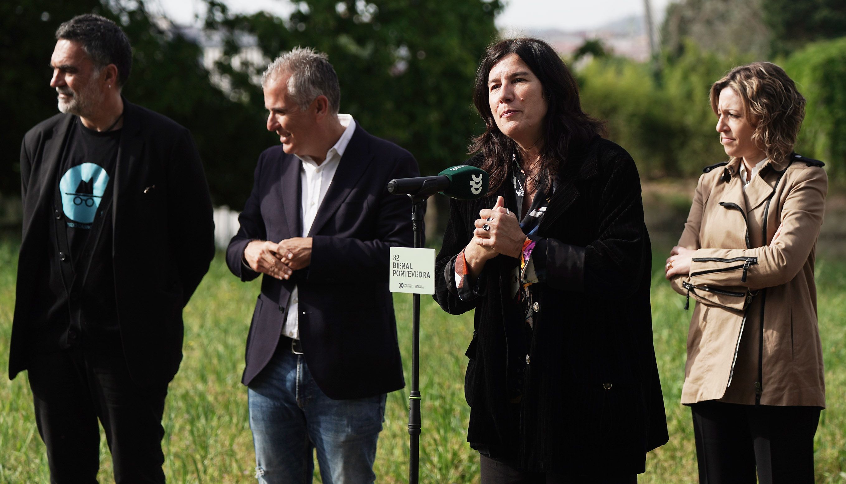 Presentación de las nuevas obras de la Illa das Esculturas