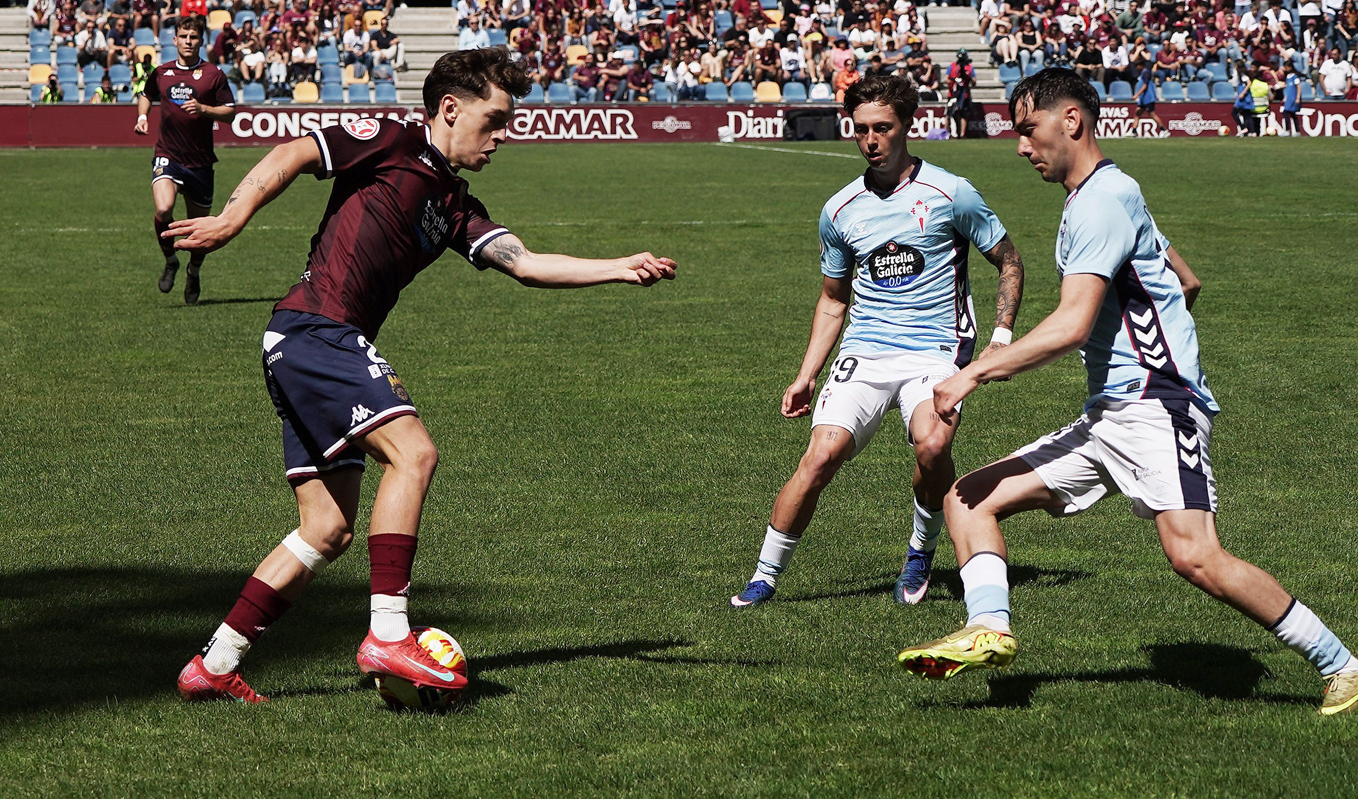 Partido entre Pontevedra CF y Celta Fortuna en Pasarón Partido entre Pontevedra CF y Celta Fortuna en Pasarón