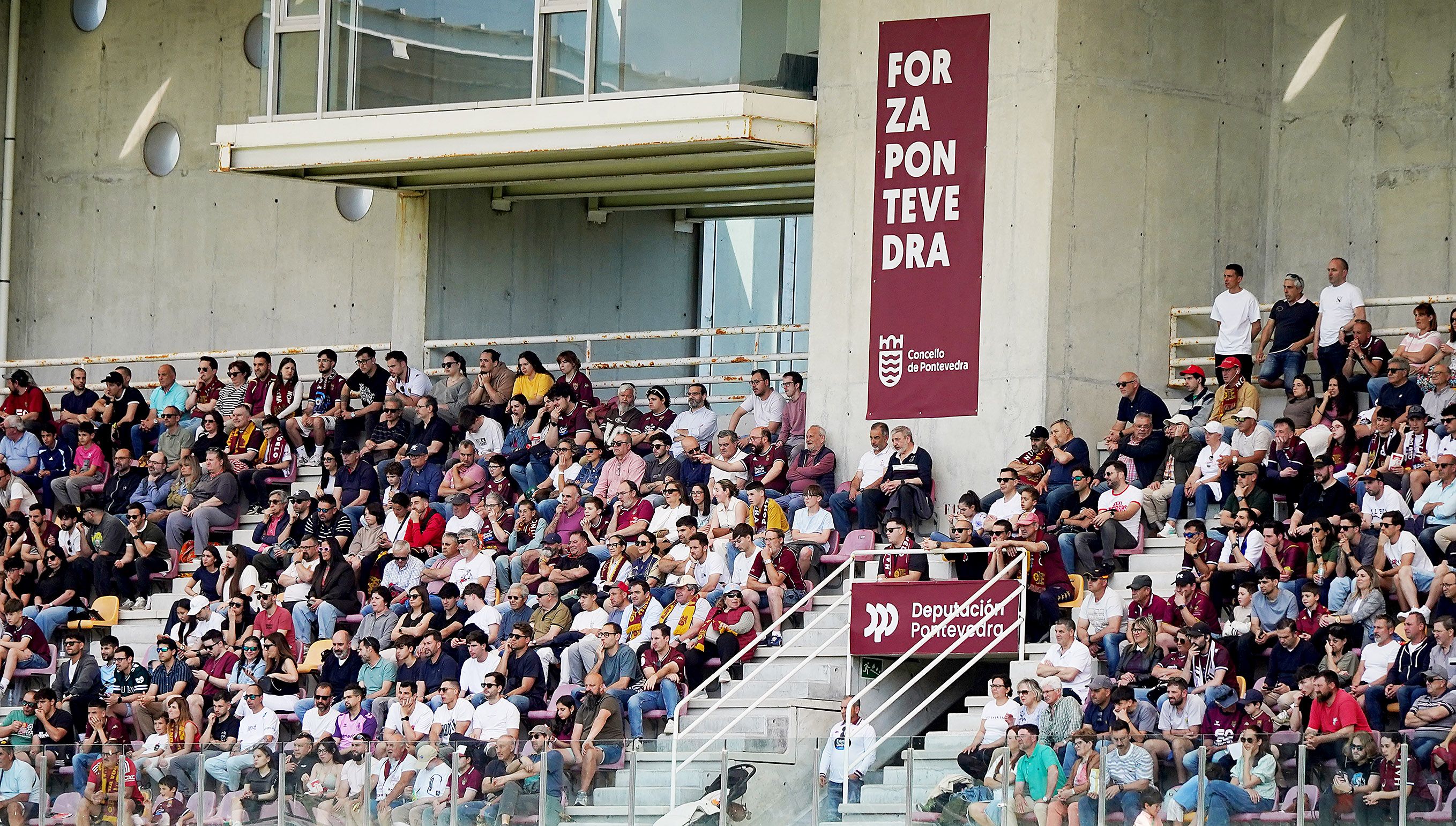 Partido entre Pontevedra CF y Celta Fortuna en Pasarón Partido entre Pontevedra CF y Celta Fortuna en Pasarón