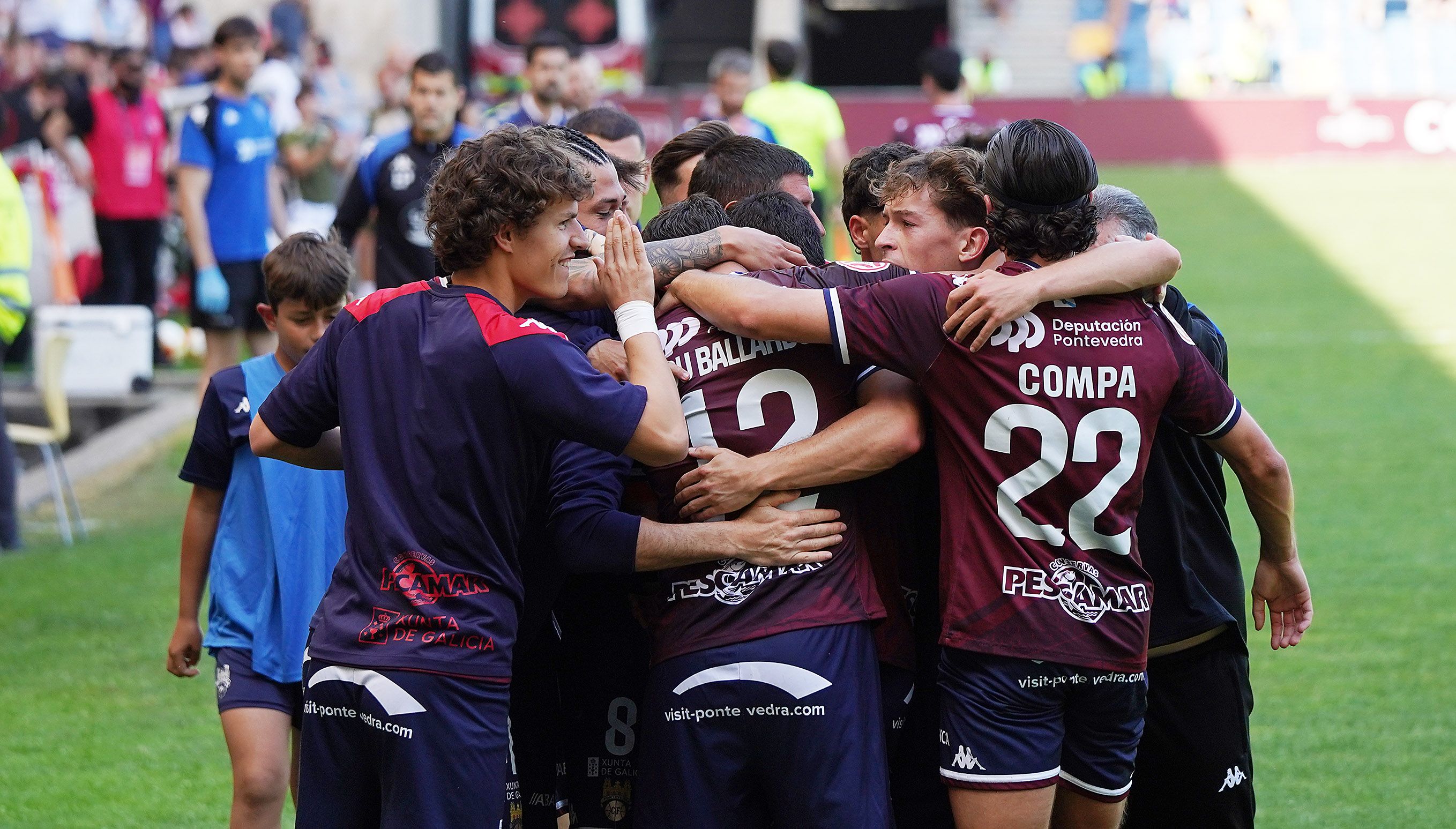Partido entre Pontevedra CF y Celta Fortuna en Pasarón Partido entre Pontevedra CF y Celta Fortuna en Pasarón