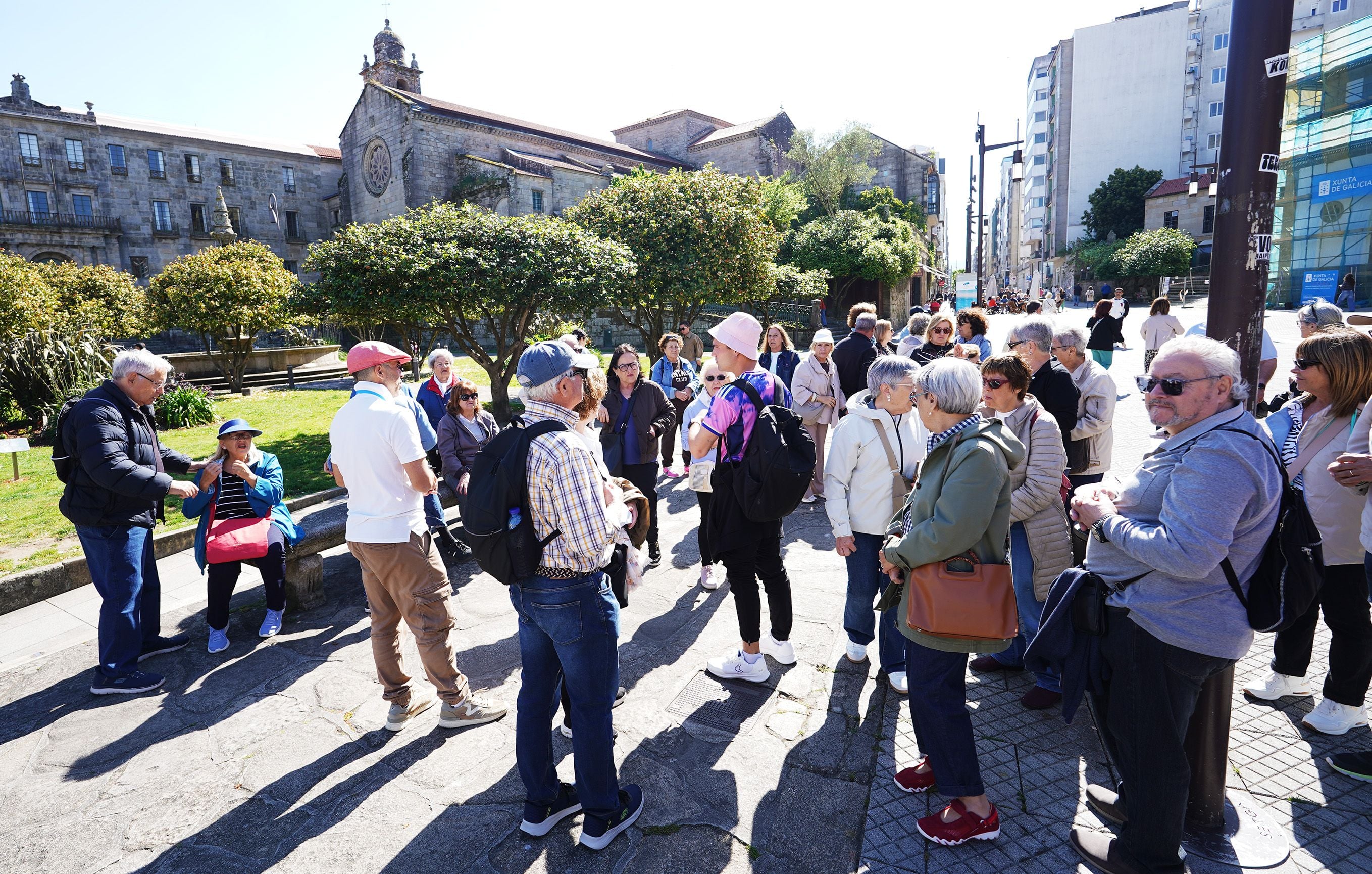 Turistas en Pontevedra