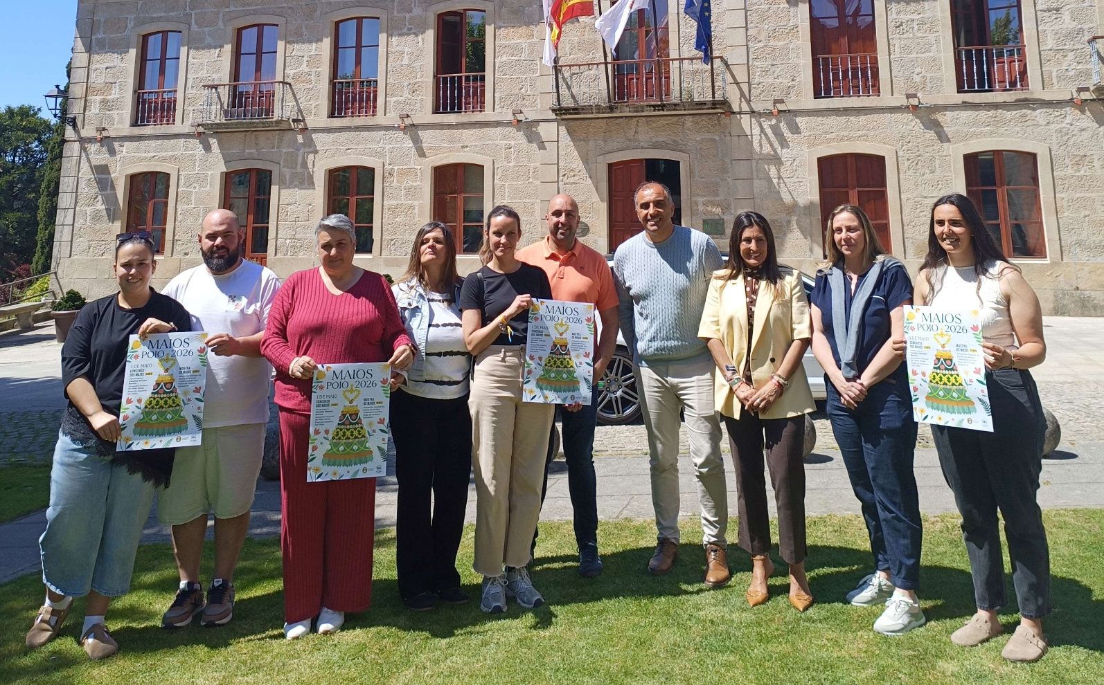 Presentación de la Festa dos Maios 2026 en Poio