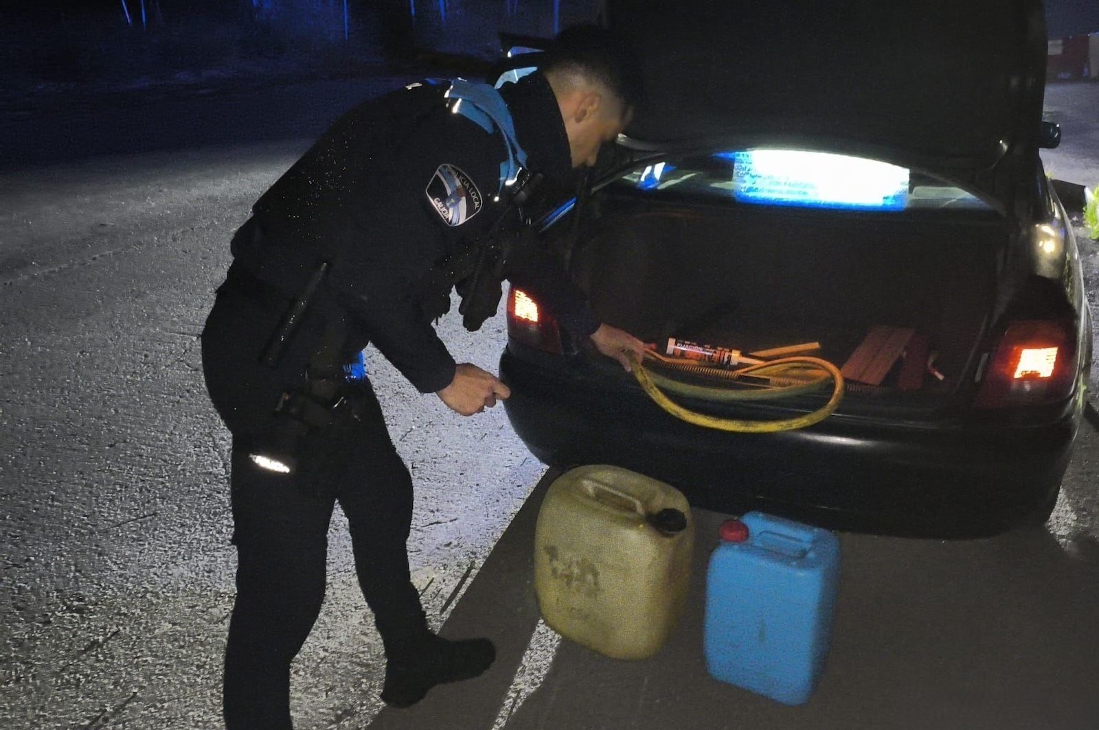 Intento de robo de gasóleo en Sanxenxo