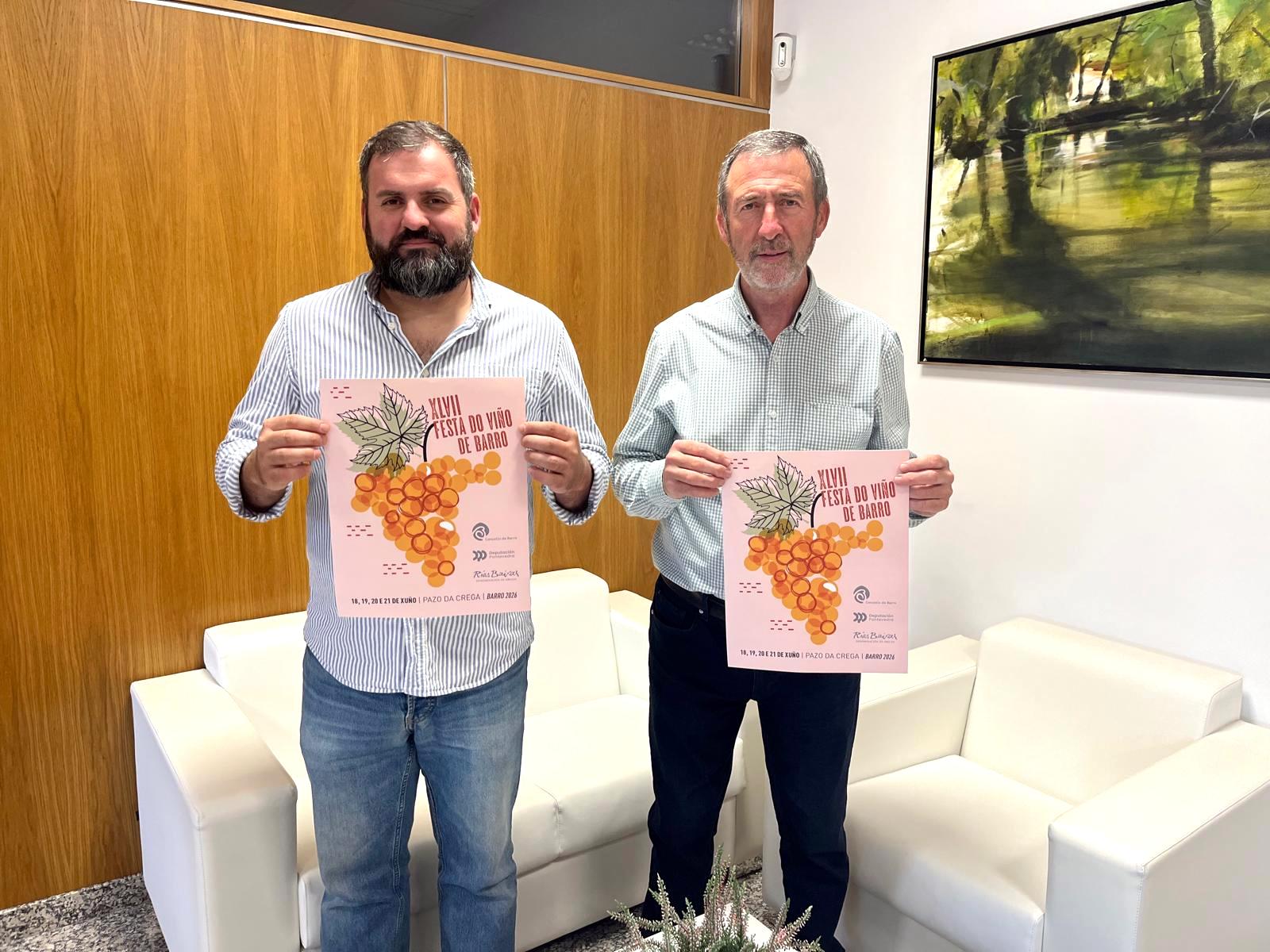 Presentación del cartel de la Festa do Viño de Barro 2026