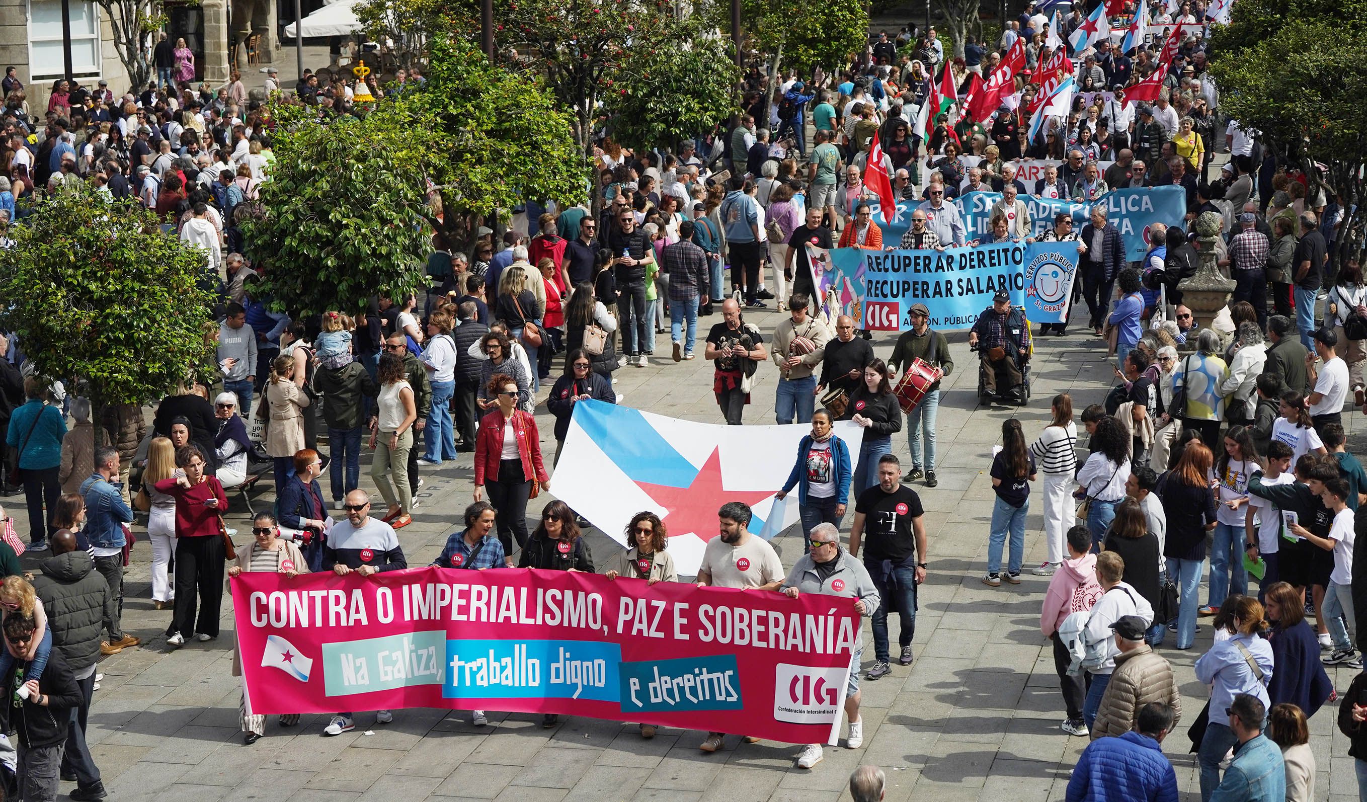 Manifestación de CIG el 1 de mayo de 2026