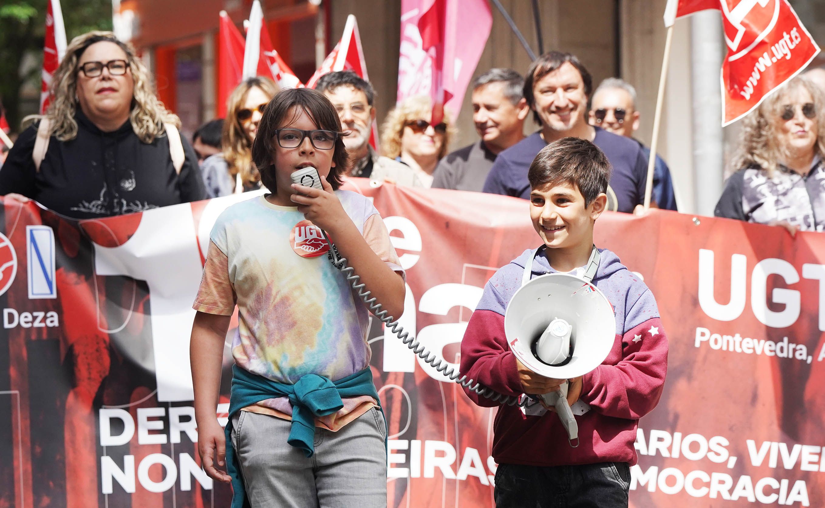 Manifestación de UGT el 1 de mayo de 2026