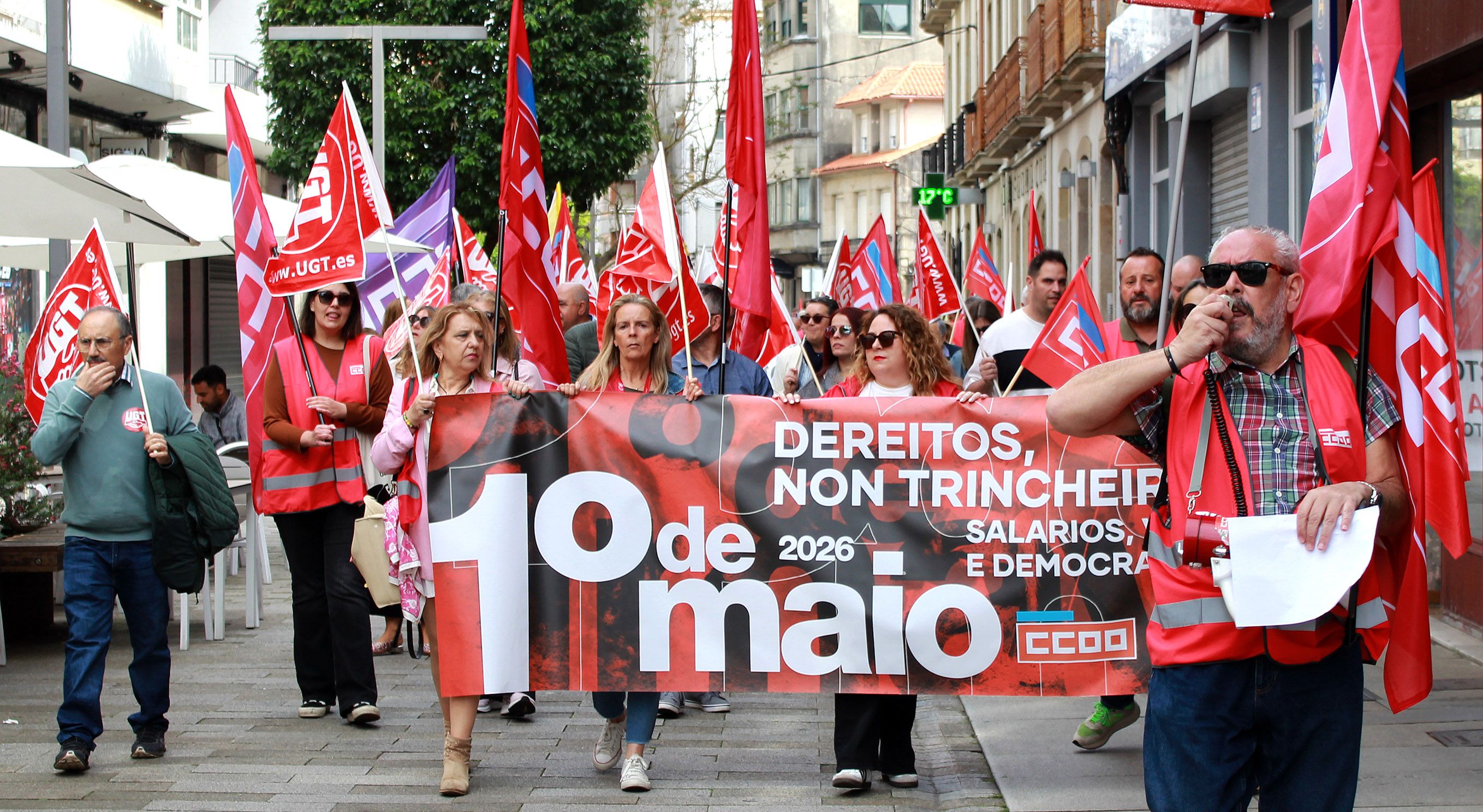 Manifestación de CCOO y UGT el 1 de mayo de 2026 Manifestación de CCOO y UGT el 1 de mayo de 2026
