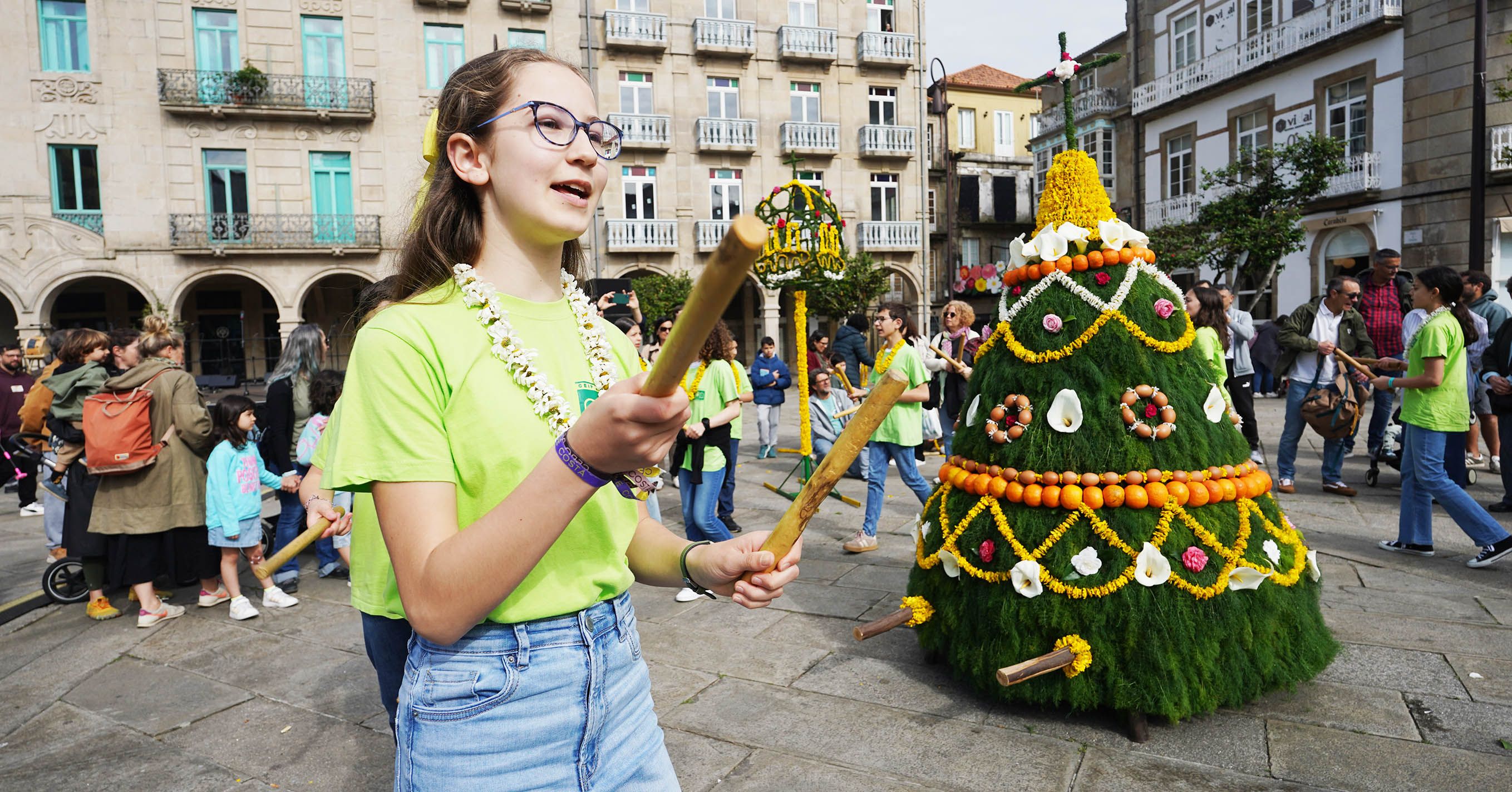 Festa dos Maios en Pontevedra