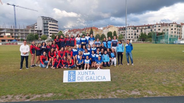 Podio femenino del Campeonato Xunta de Galicia de Clubs celebrado en el CGTD Podio femenino del Campeonato Xunta de Galicia de Clubs celebrado en el CGTD