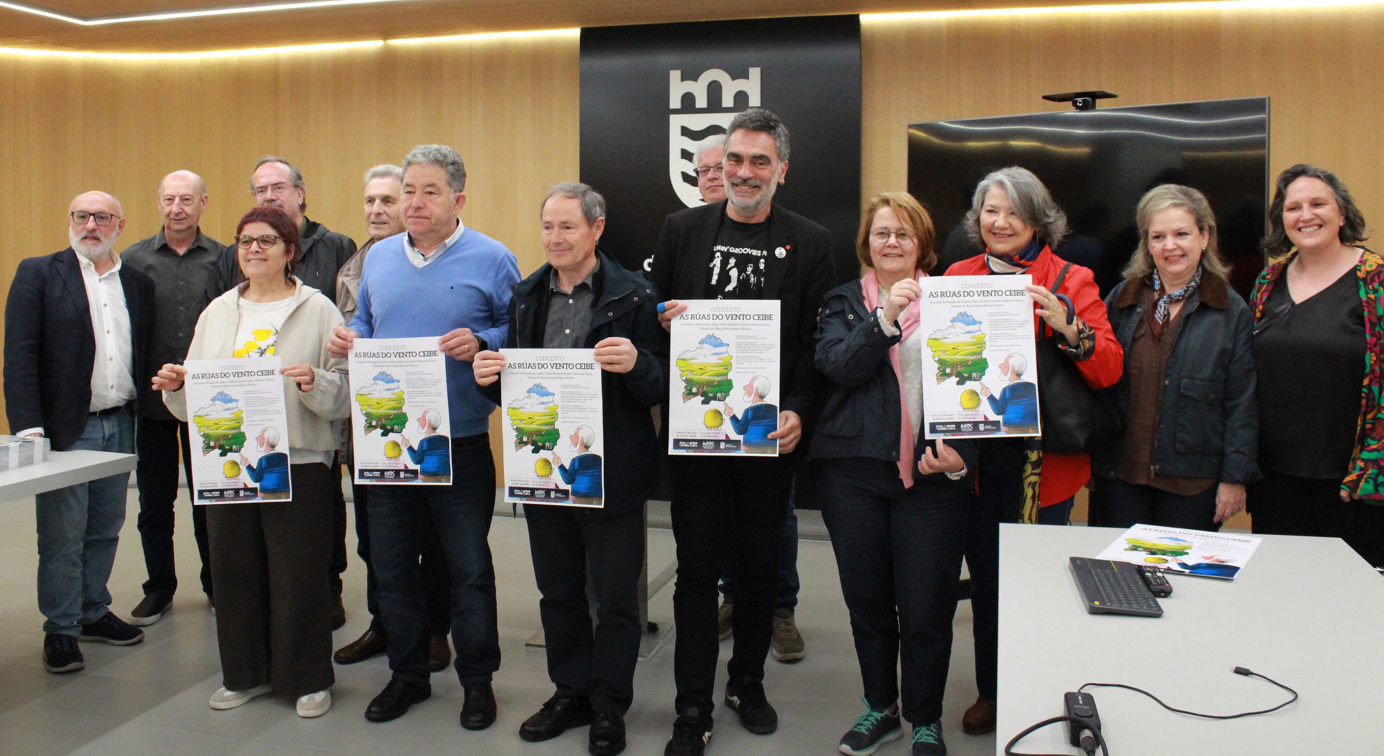 Presentación del concierto 'As rúas do vento ceibe'