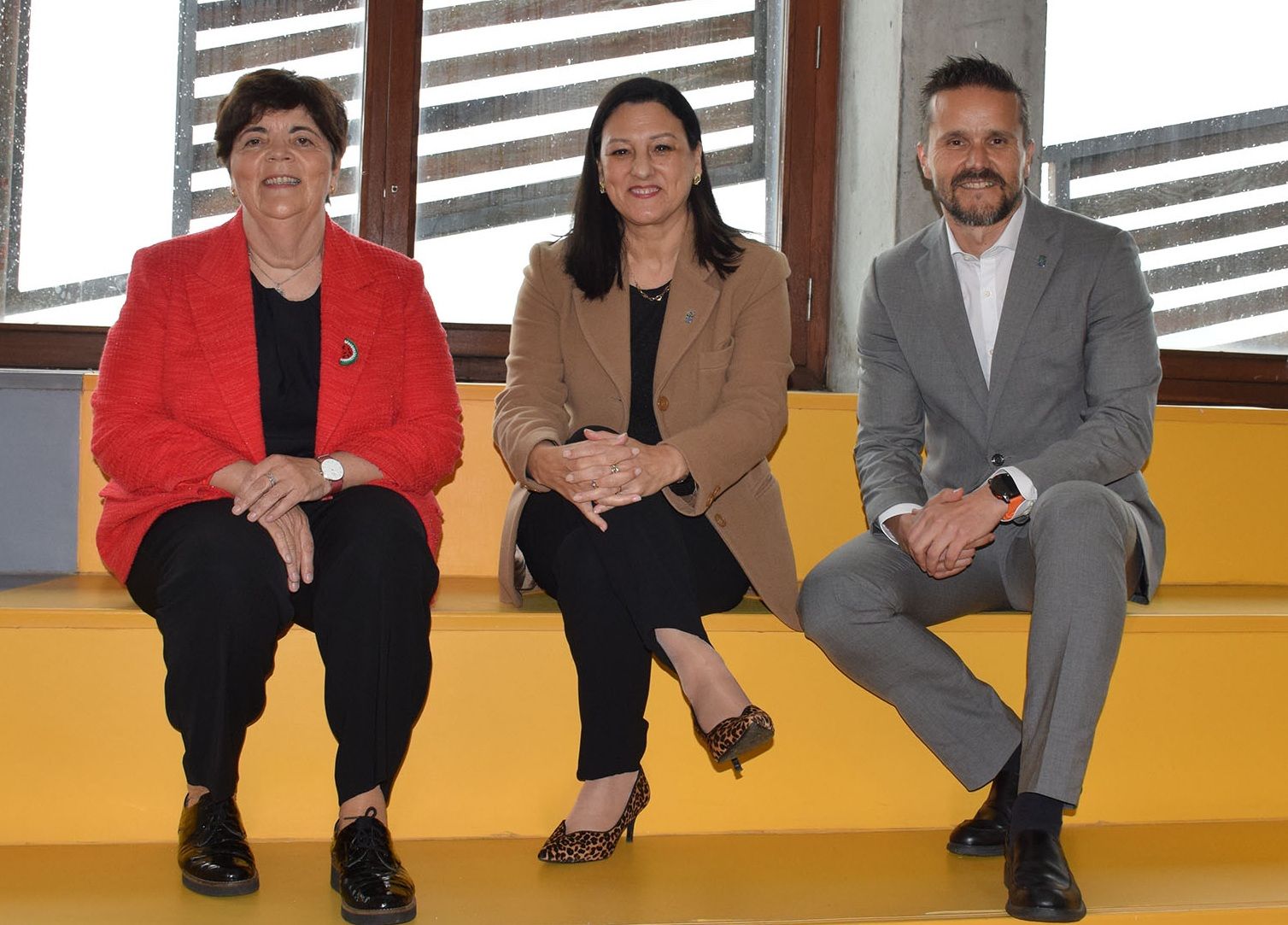 Carmen García Mateo, Belén Rubio e Jacobo Porteiro
