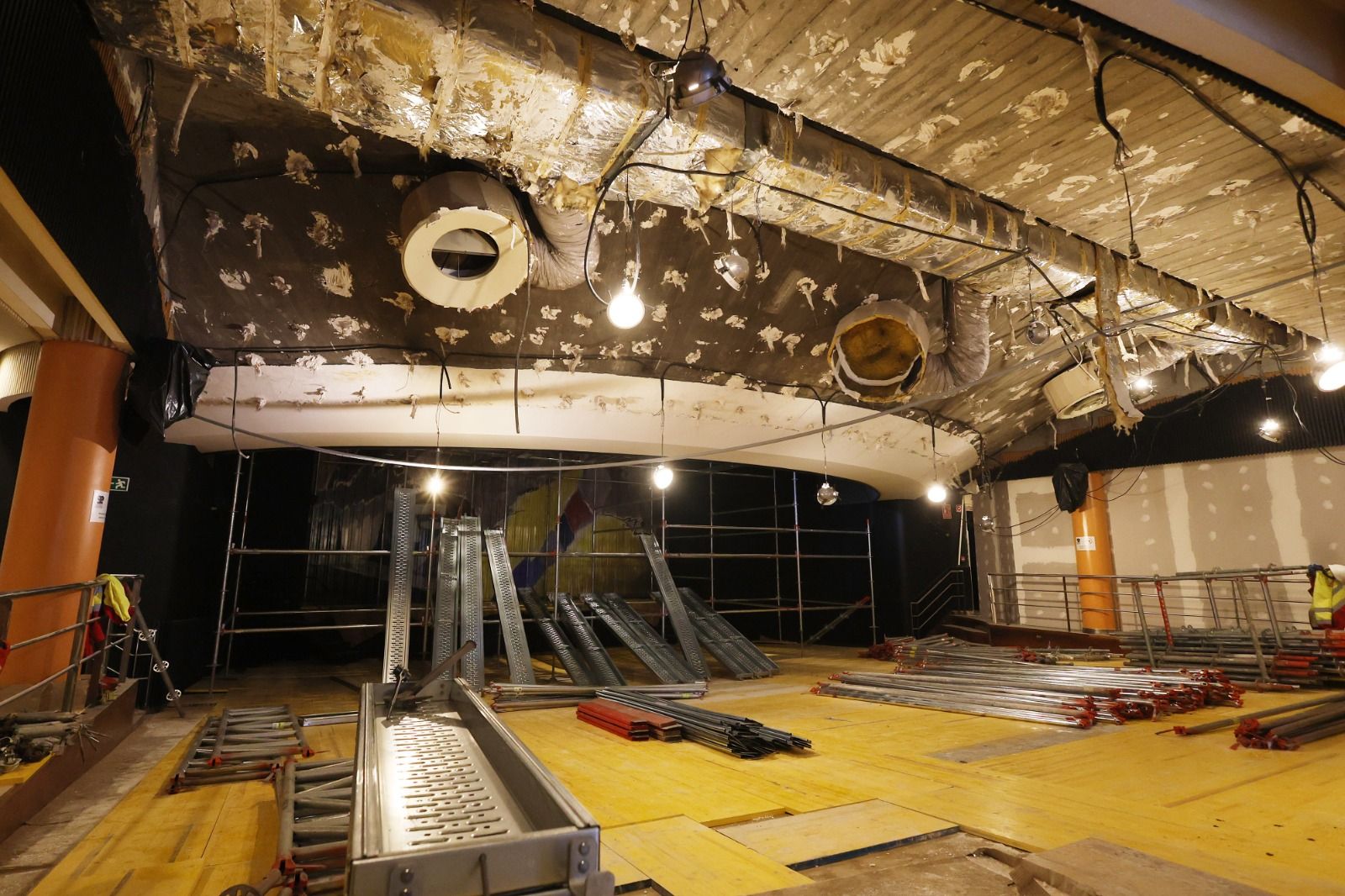 Obras de emergencia en el Teatro Principal
