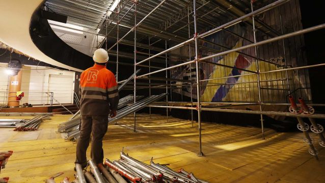 Obras de emergencia en el Teatro Principal
