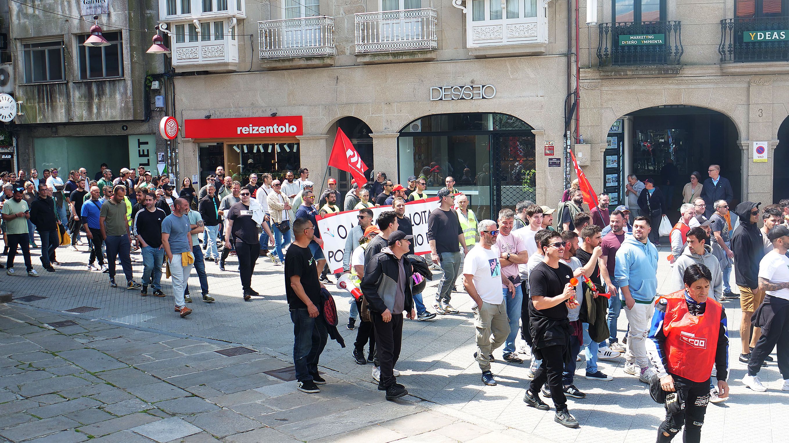 Manifestación del metal en Pontevedra