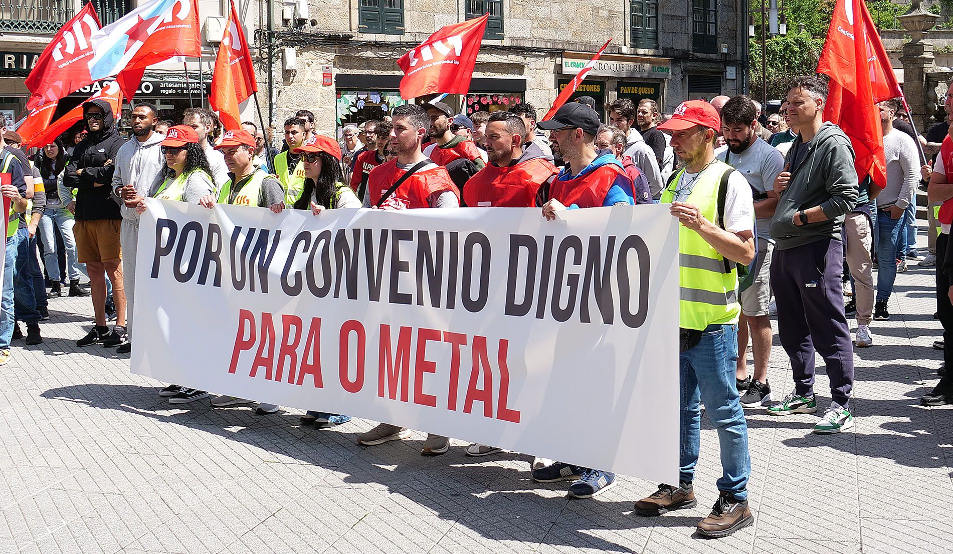 Manifestación del metal en Pontevedra