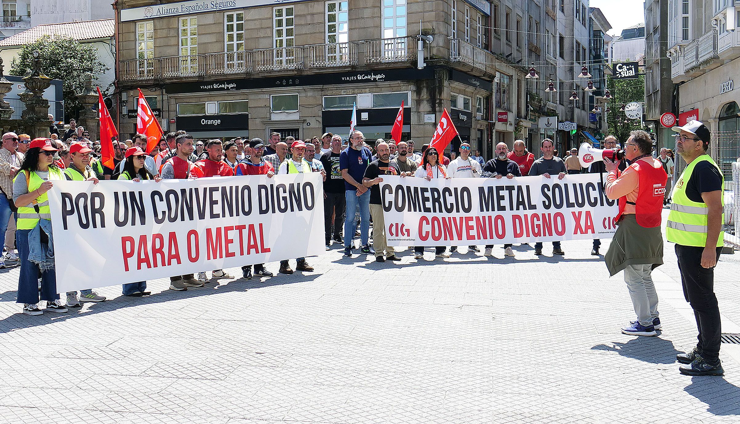 Manifestación del metal en Pontevedra