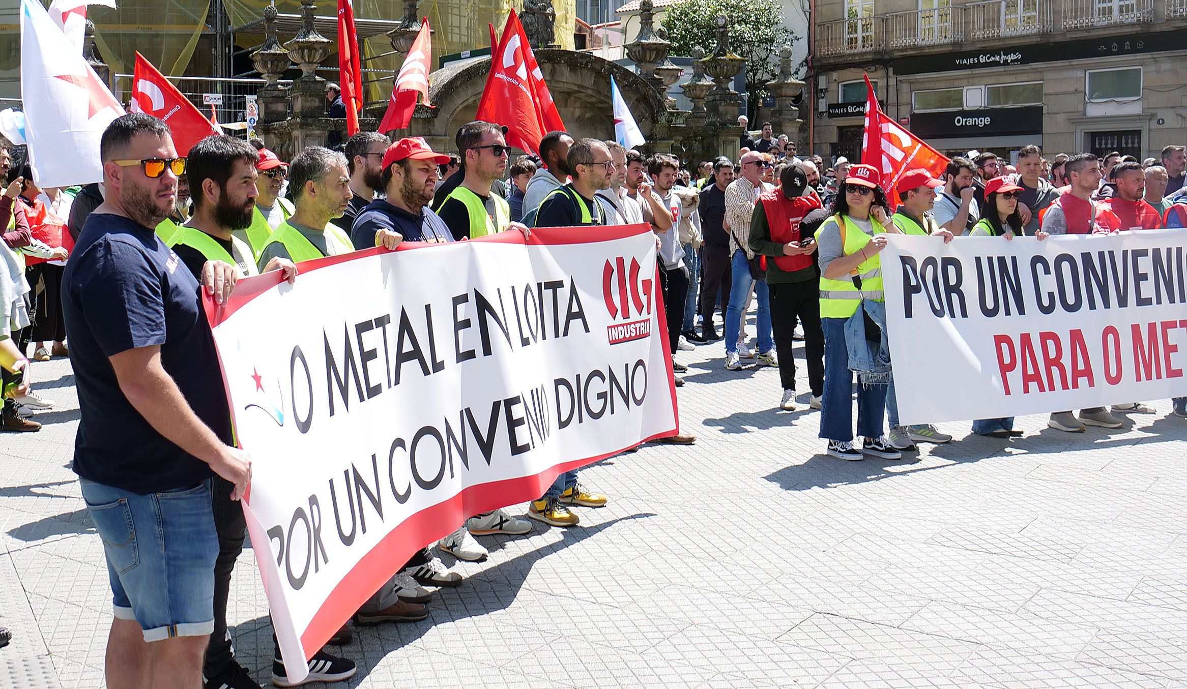 Manifestación del metal en Pontevedra