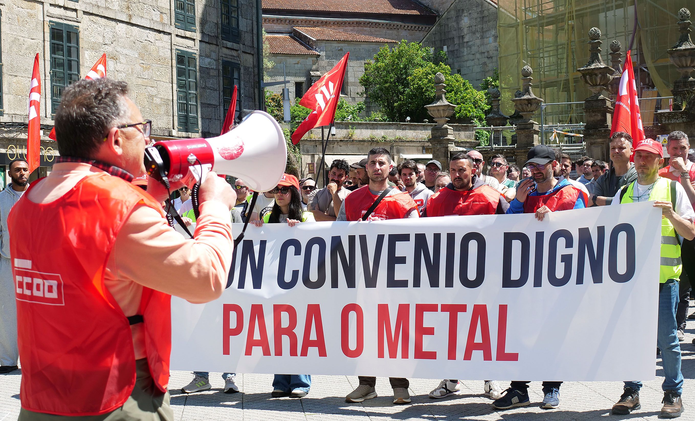 Manifestación del metal en Pontevedra