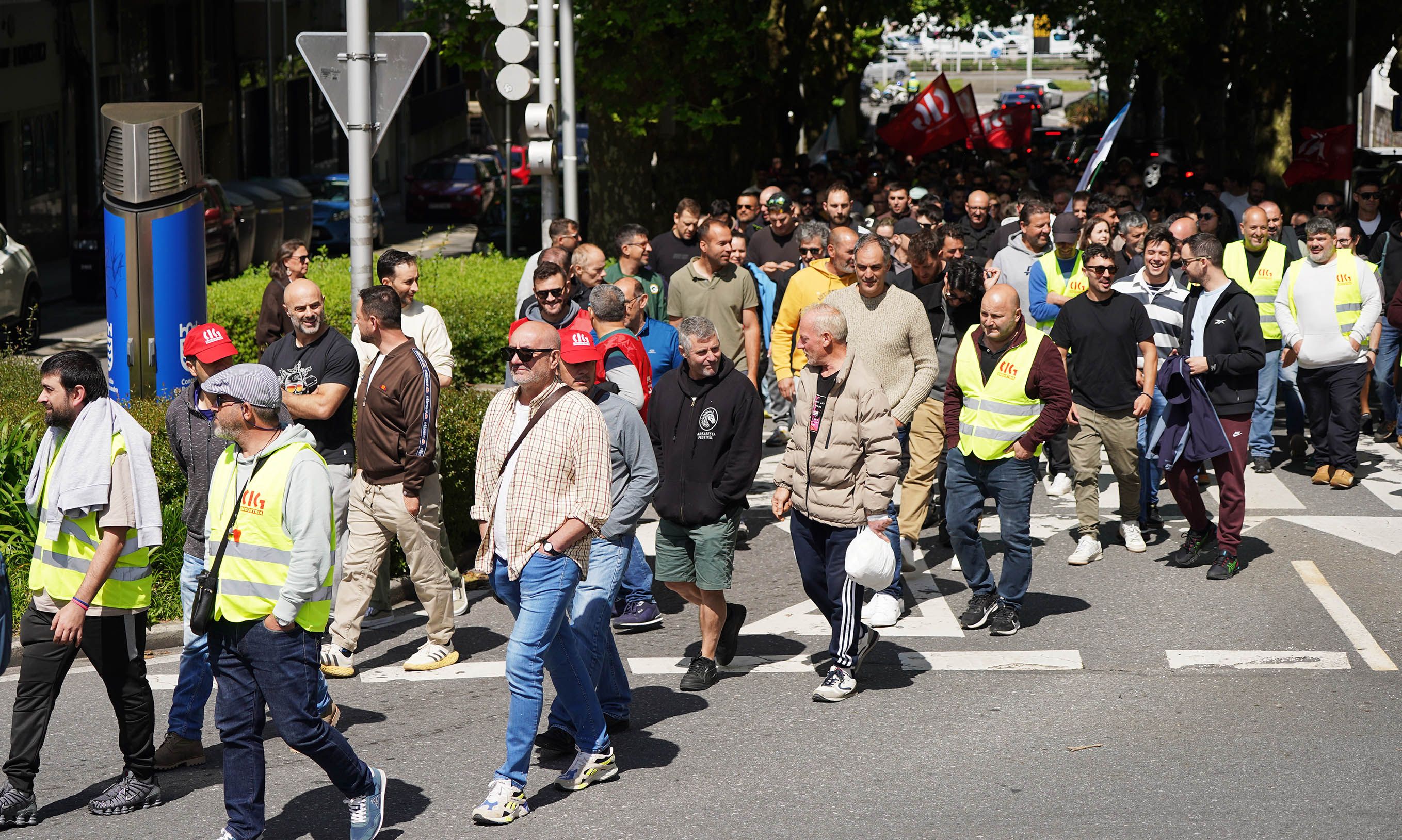 Manifestación del metal en Pontevedra