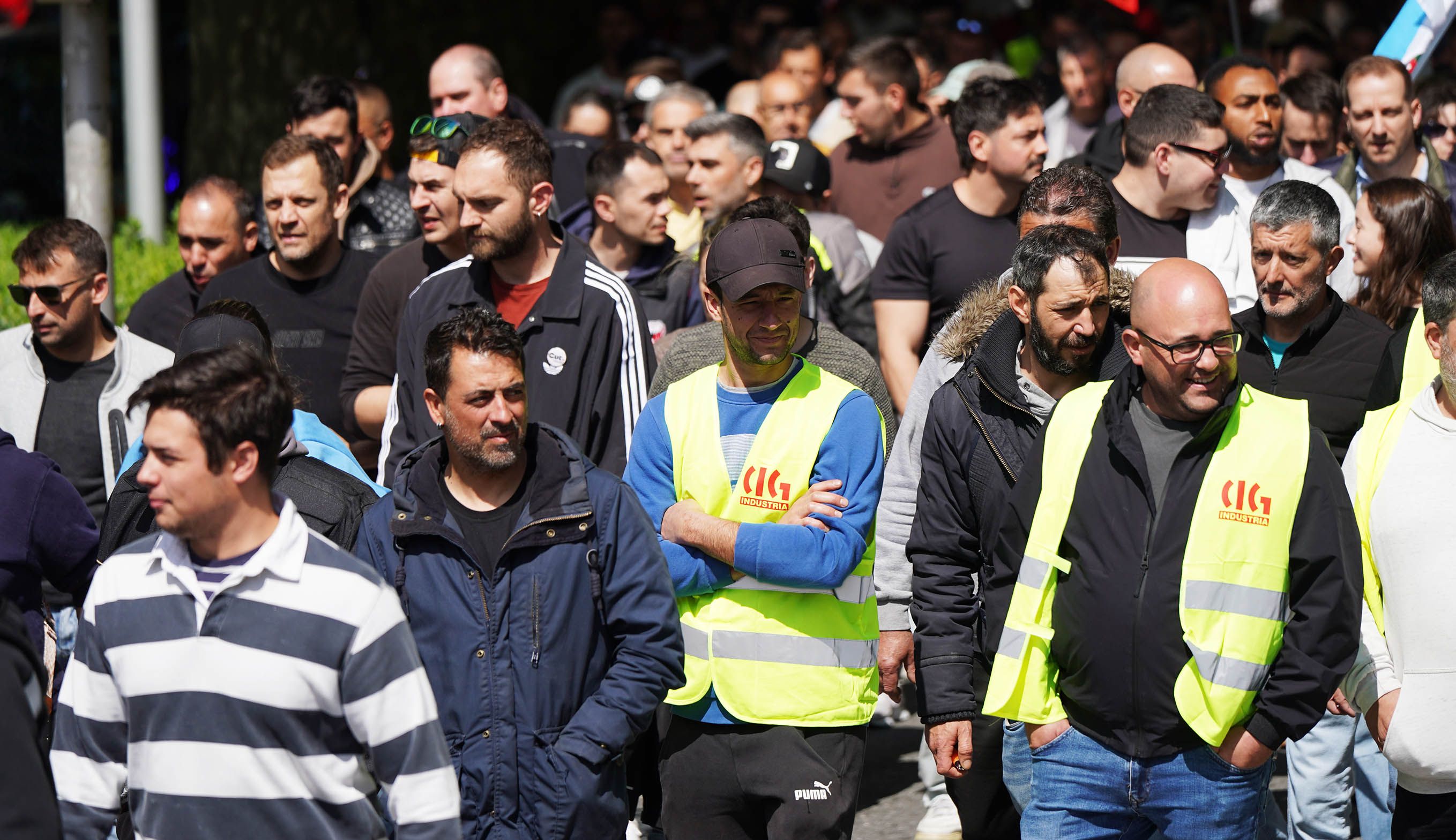 Manifestación del metal en Pontevedra