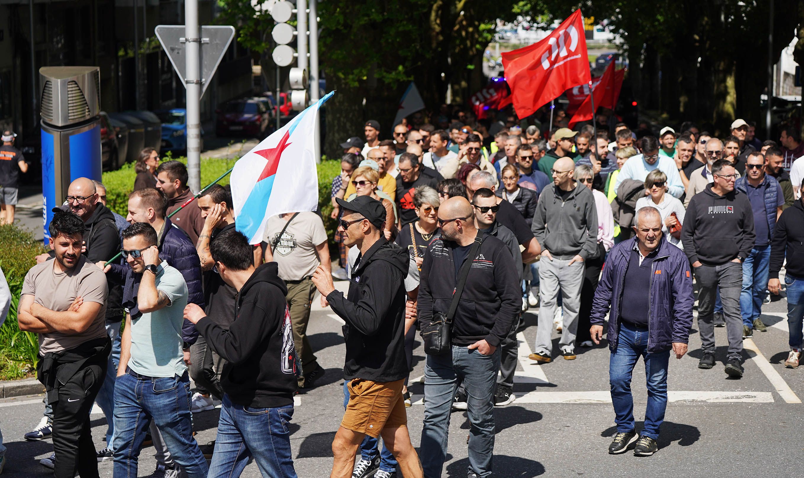 Manifestación del metal en Pontevedra