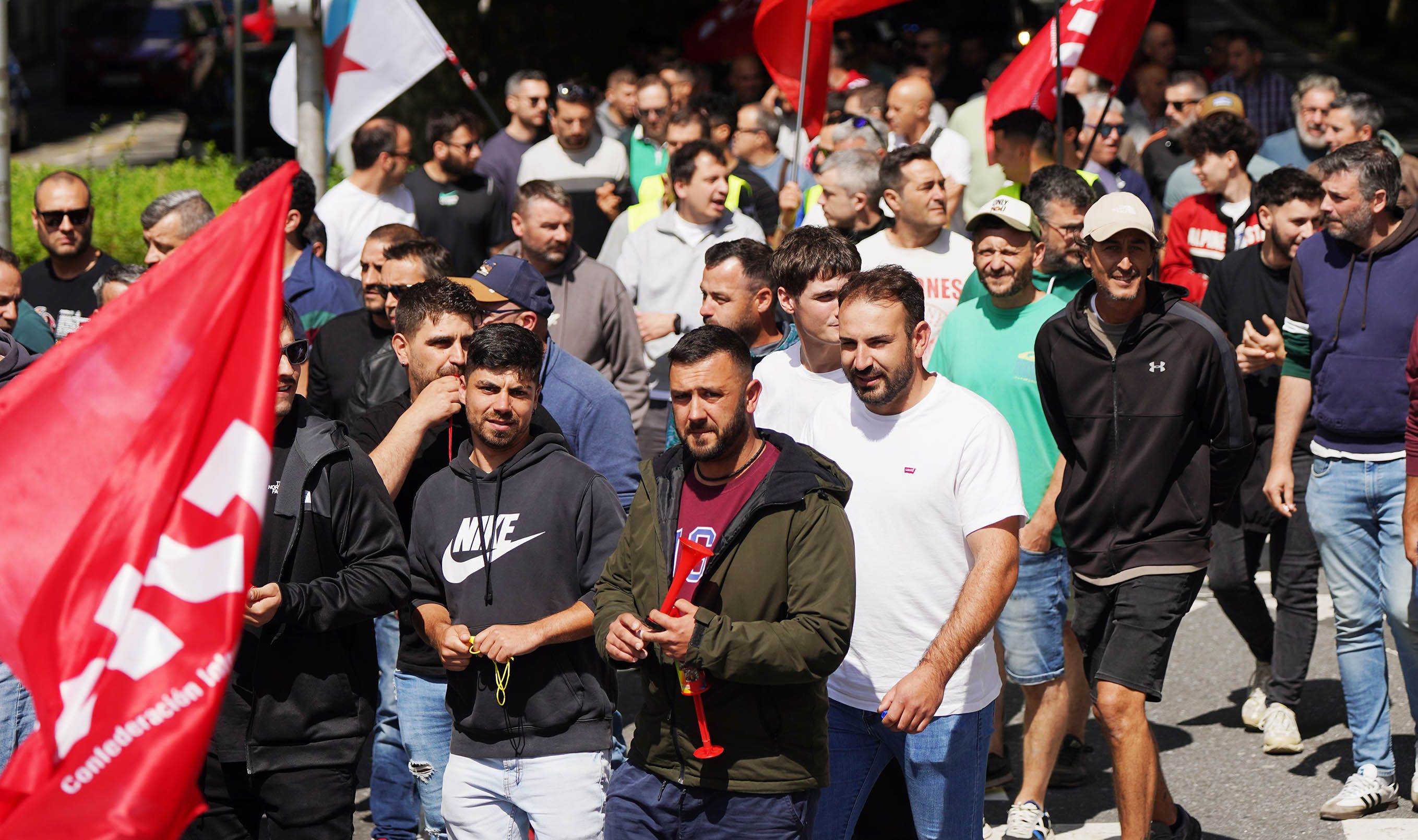 Manifestación del metal en Pontevedra