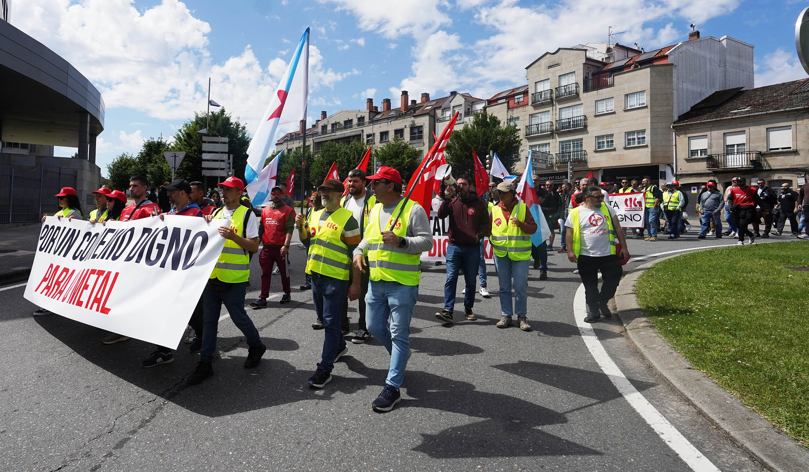 Manifestación del metal en Pontevedra