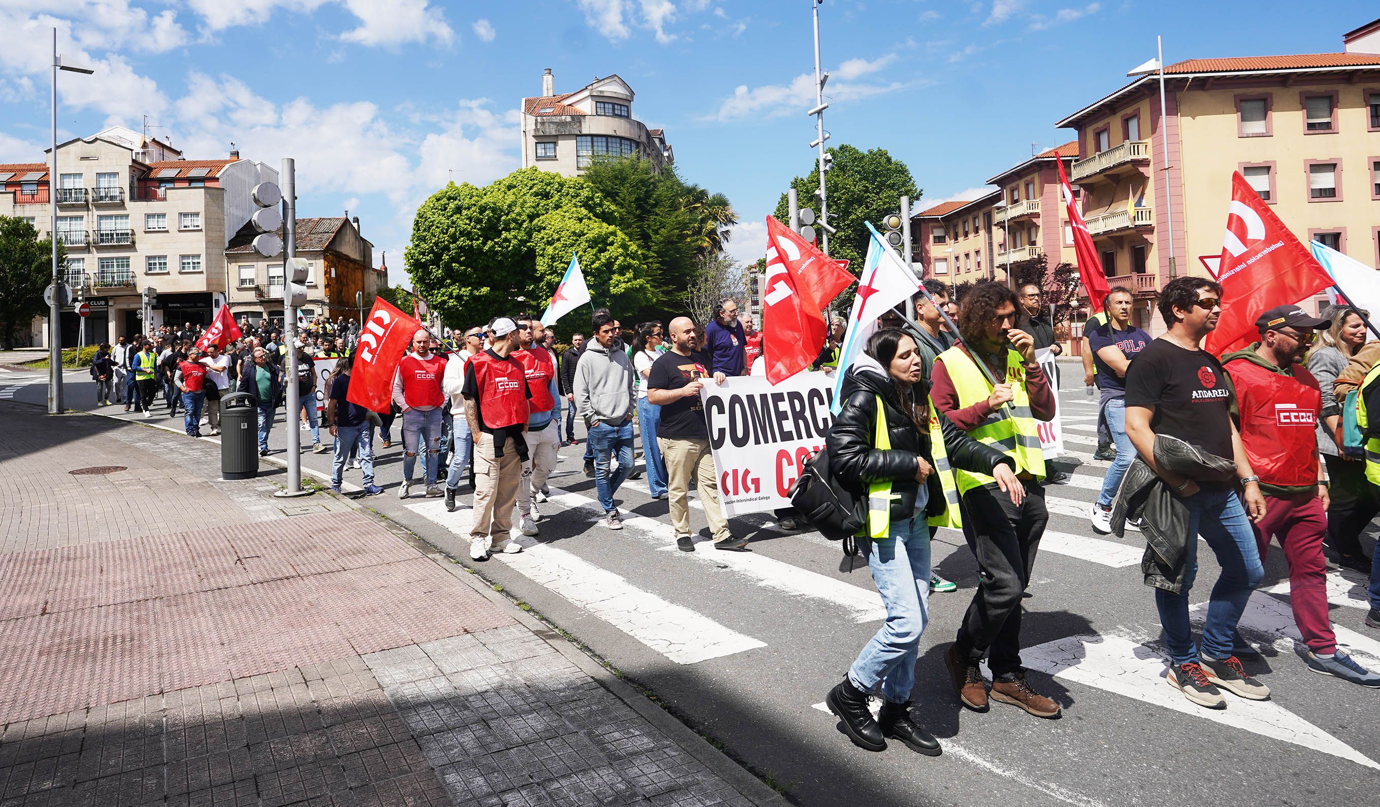 Manifestación del metal en Pontevedra