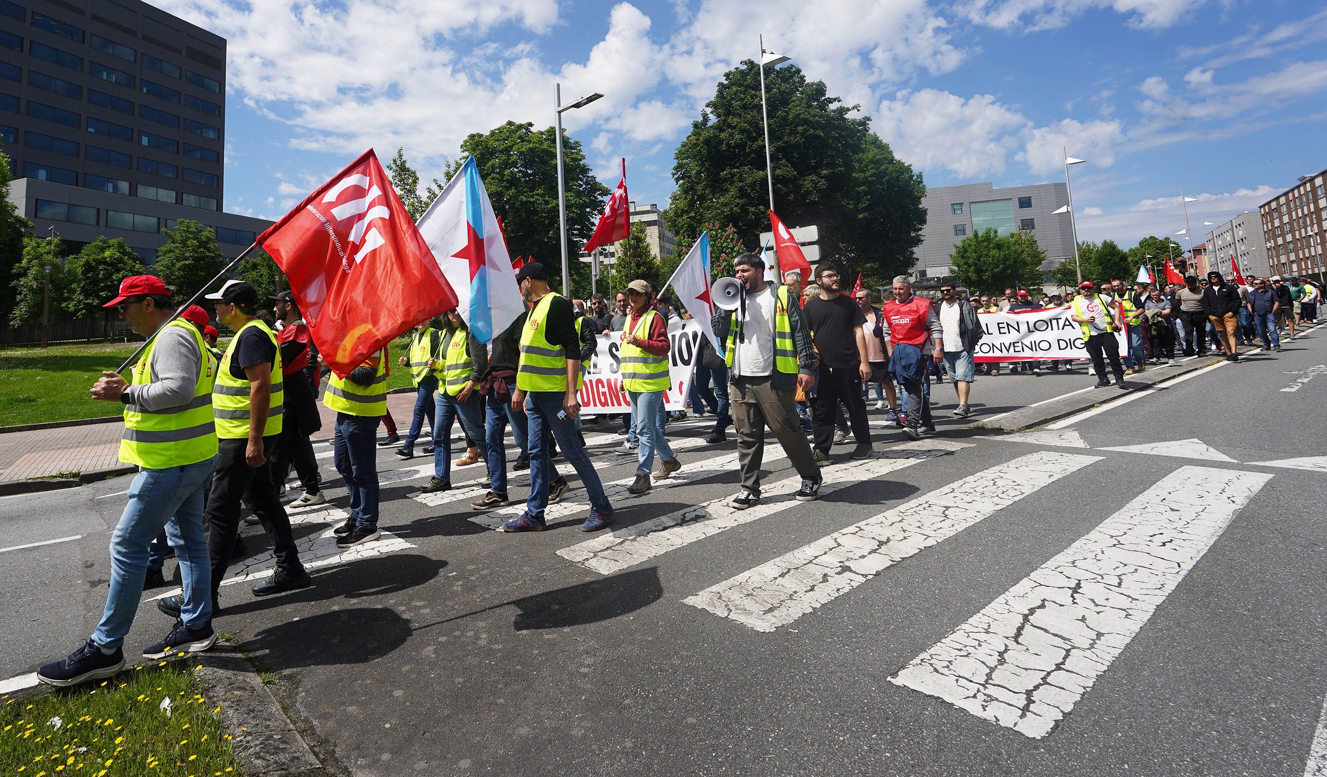 Manifestación del metal en Pontevedra