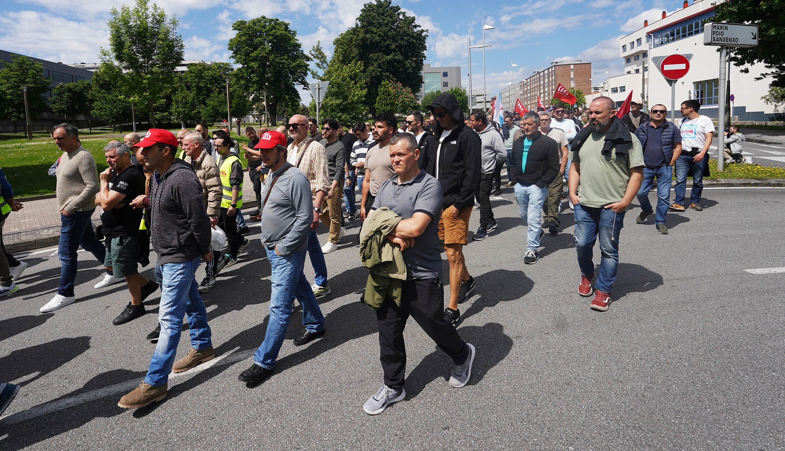 Manifestación del metal en Pontevedra