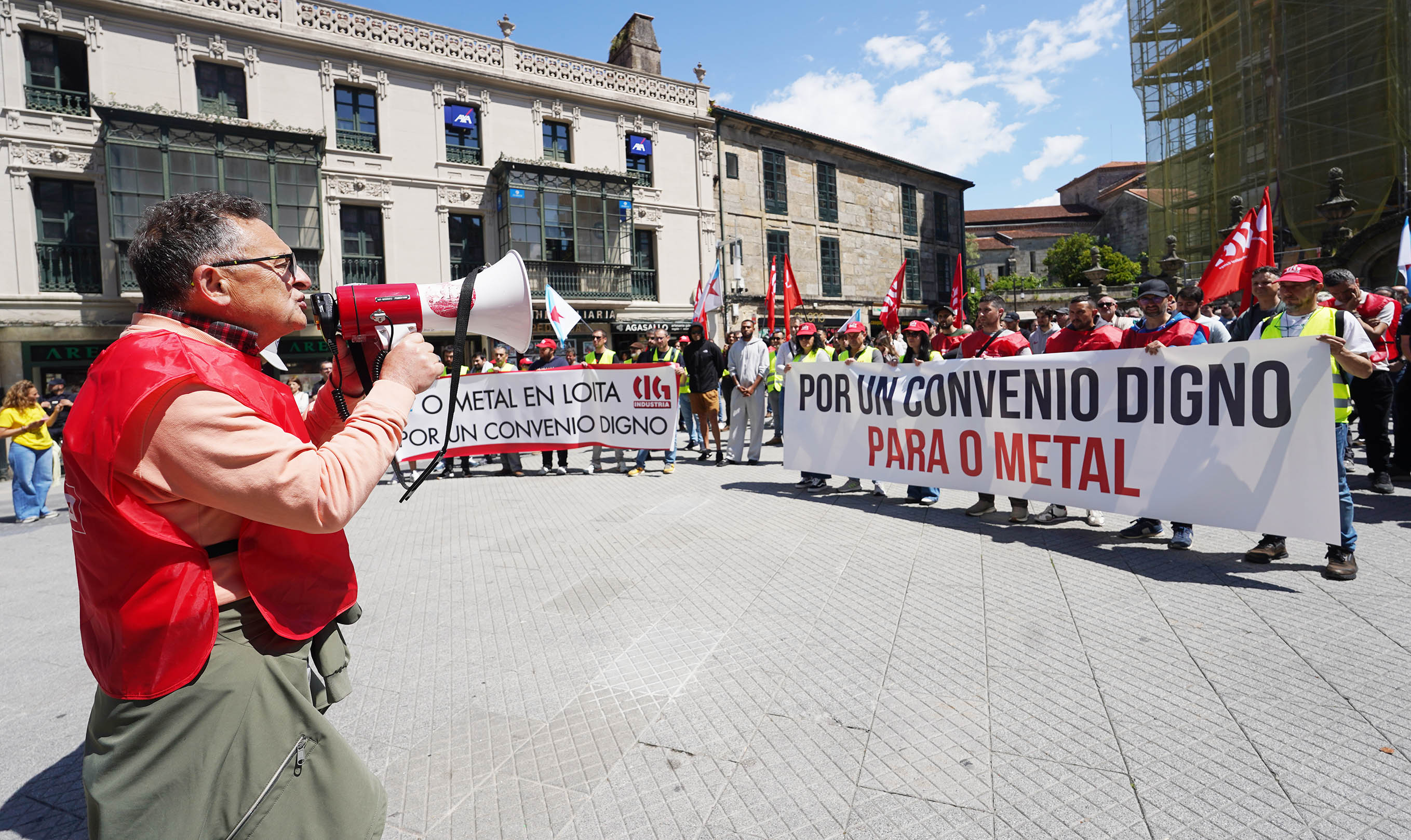 Manifestación del metal en Pontevedra
