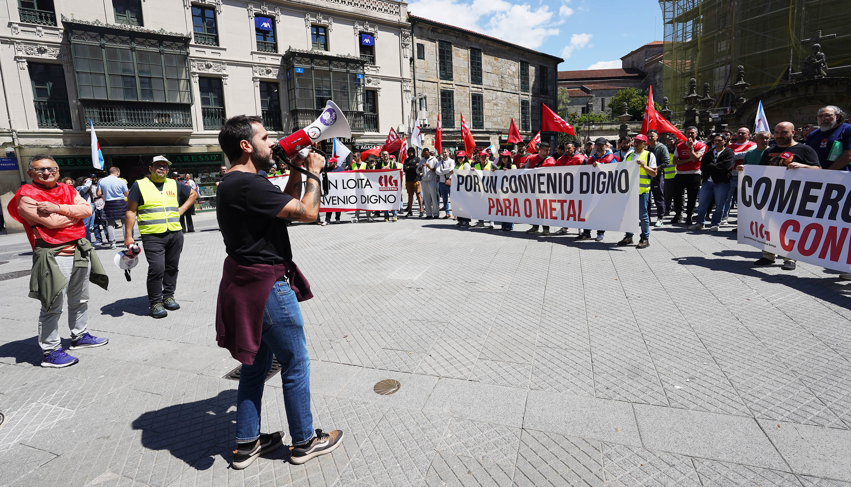 Manifestación del metal en Pontevedra