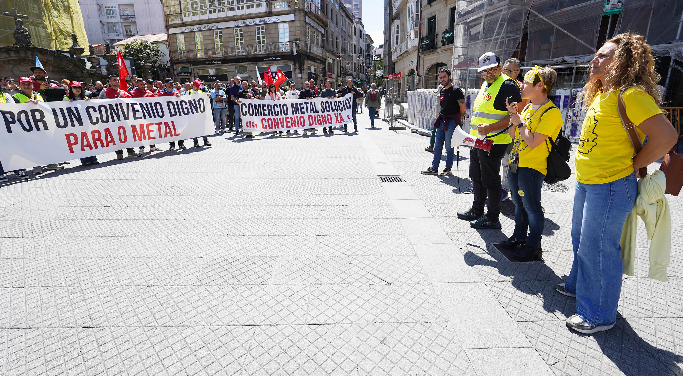 Manifestación del metal en Pontevedra