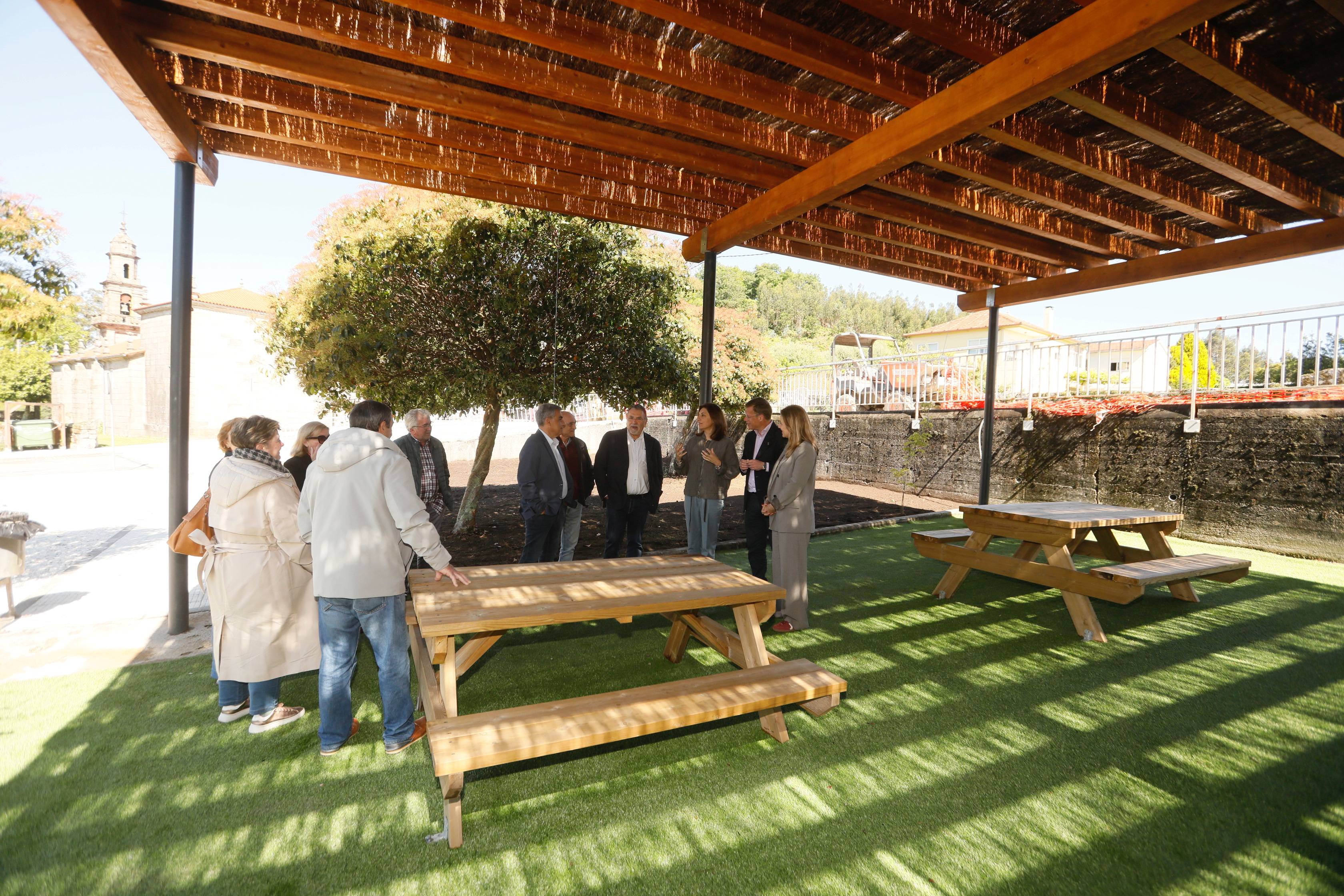 Pérgola do parque da Lama
