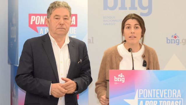 Miguel Anxo Fernández Lores e Sabela Bará