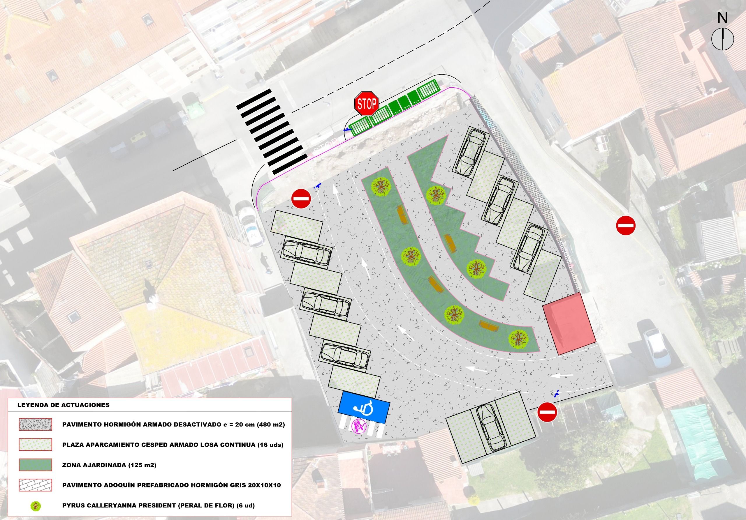 Proxecto para a nova praza de Cantodarea