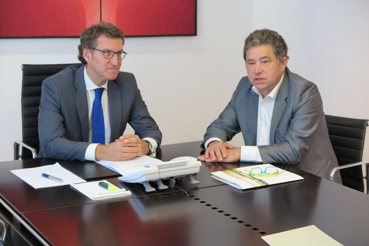 Alberto Núñez Feijóo e Miguel Anxo Fernández Lores