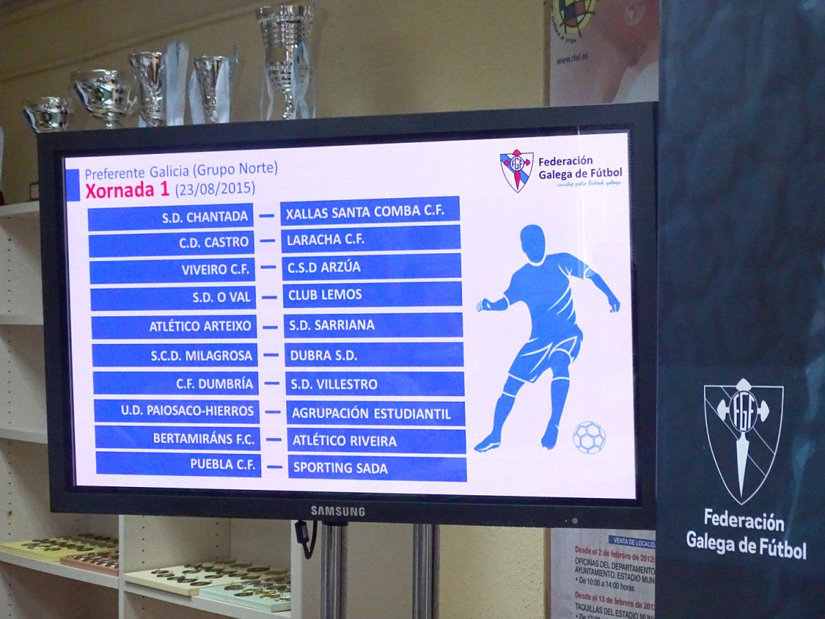 Primeira xornada de liga en Preferente Autonómica Sur