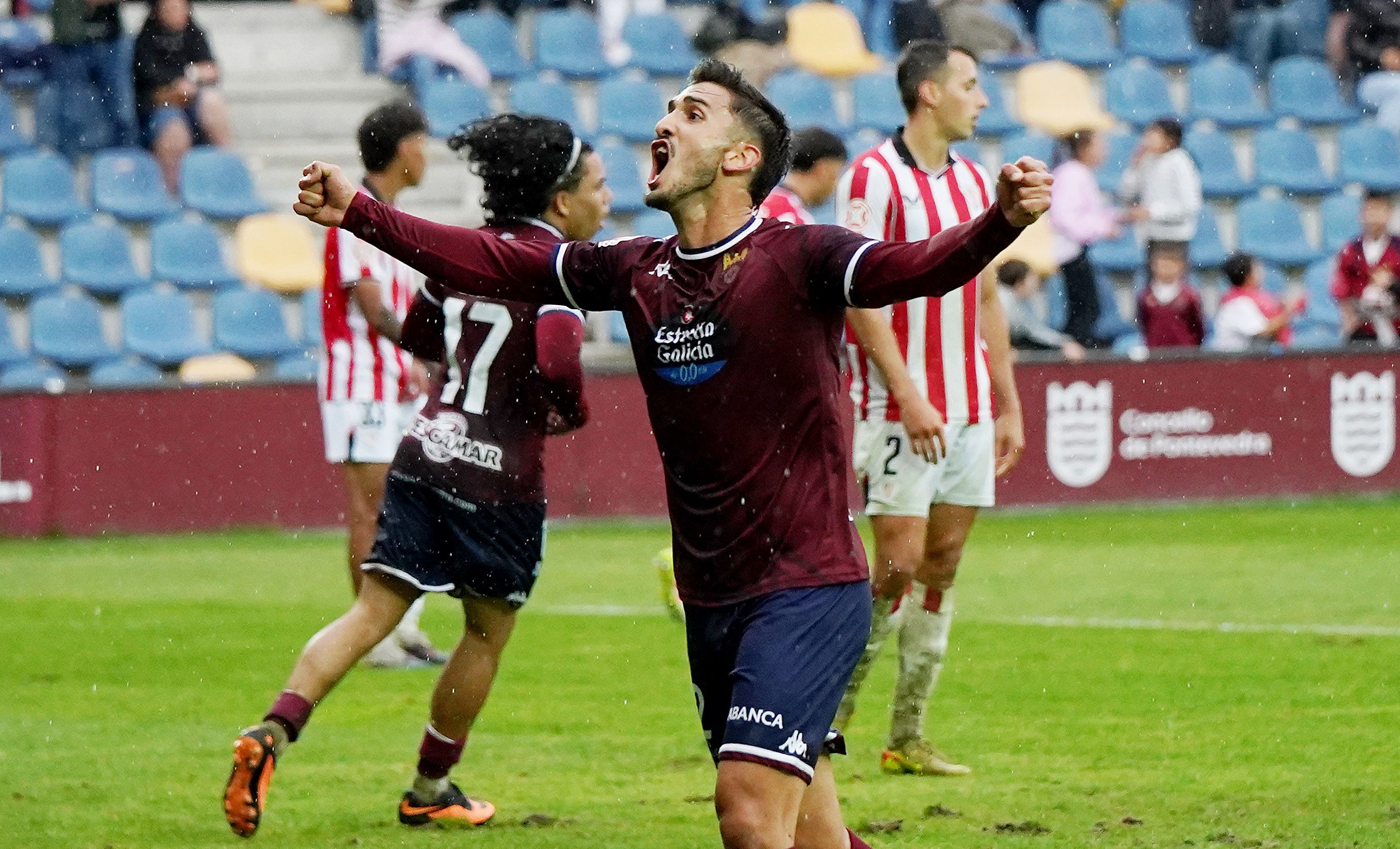 Partido entre Pontevedra CF e Athletic Club B
