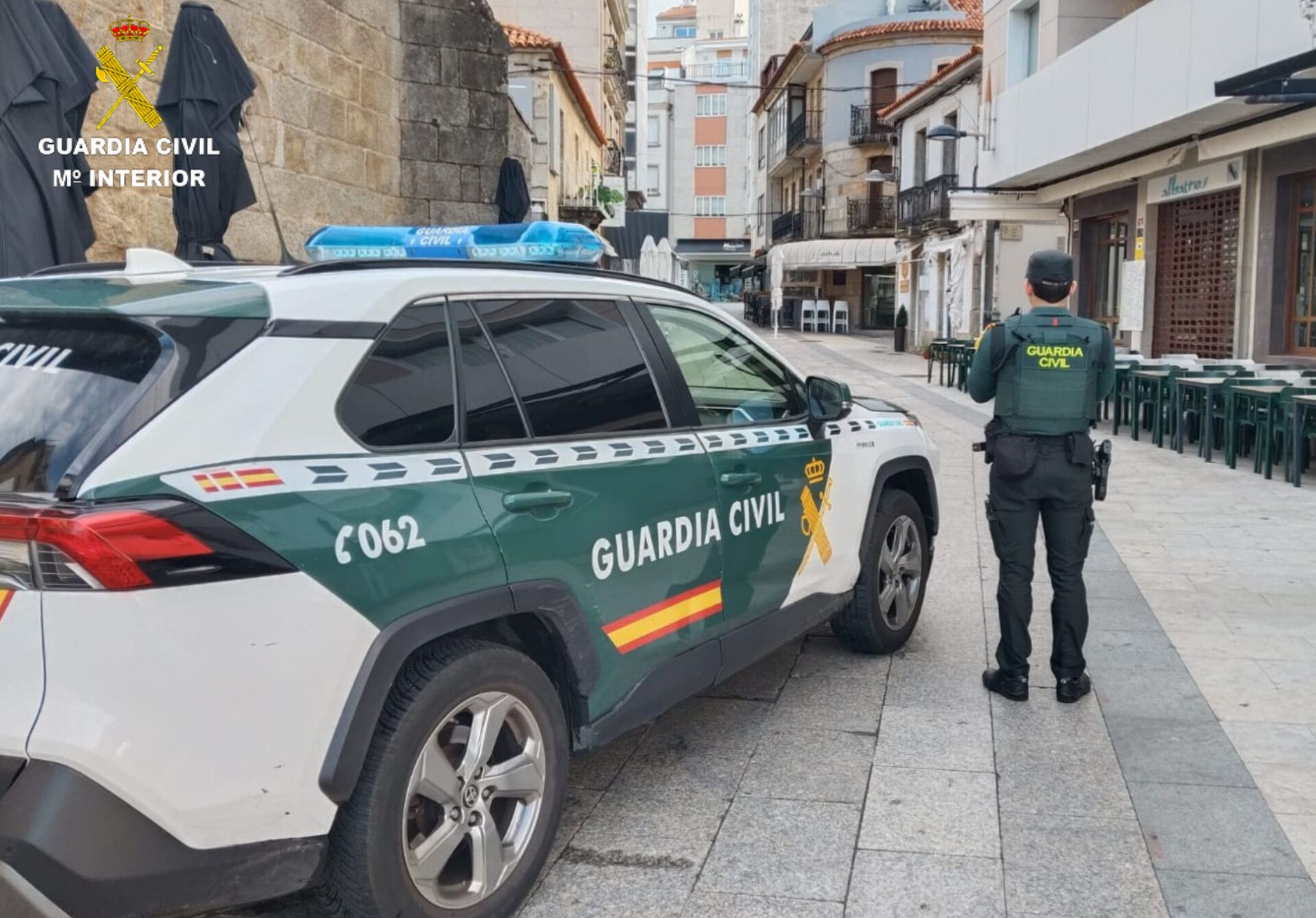 Patrulla de la Guardia Civil de Sanxenxo