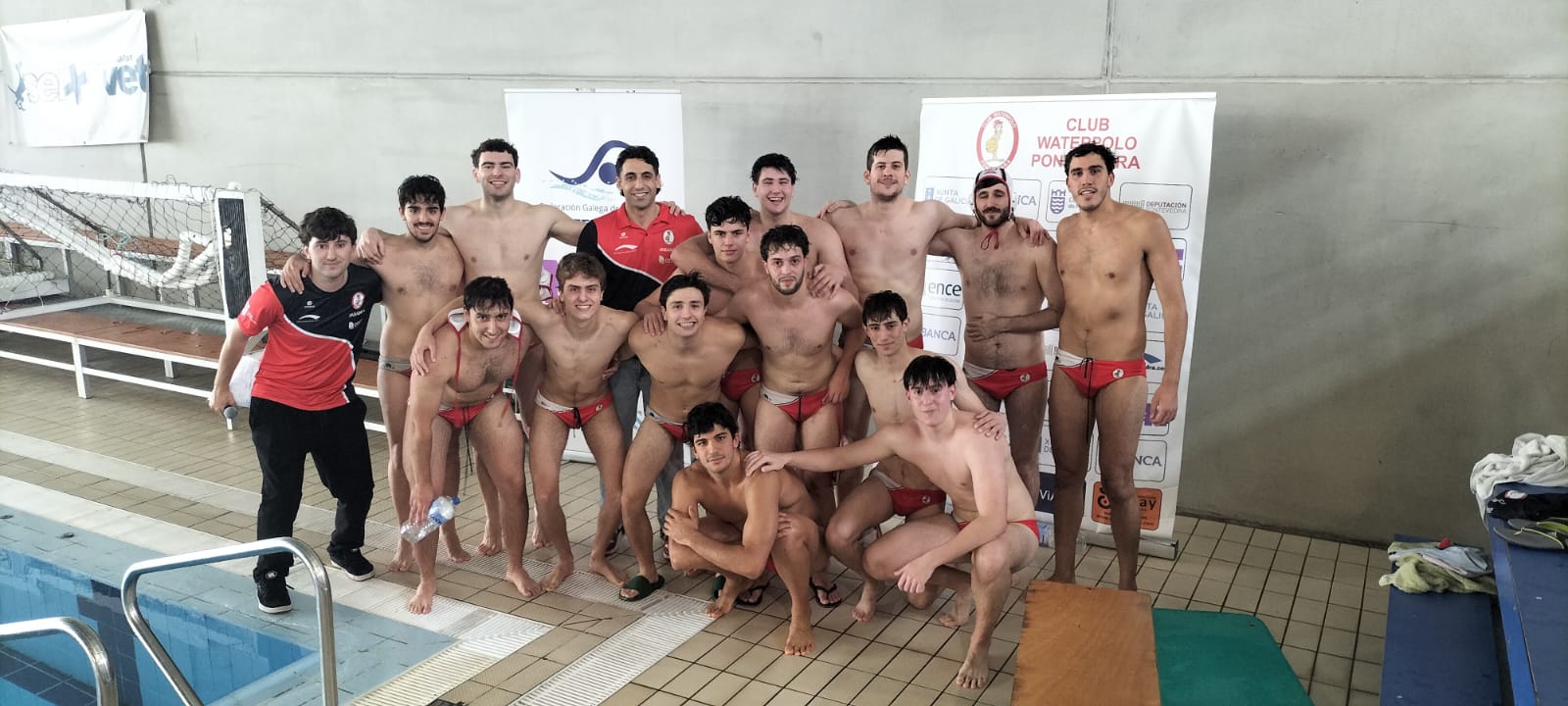 Equipo masculino do Waterpolo Pontevedra