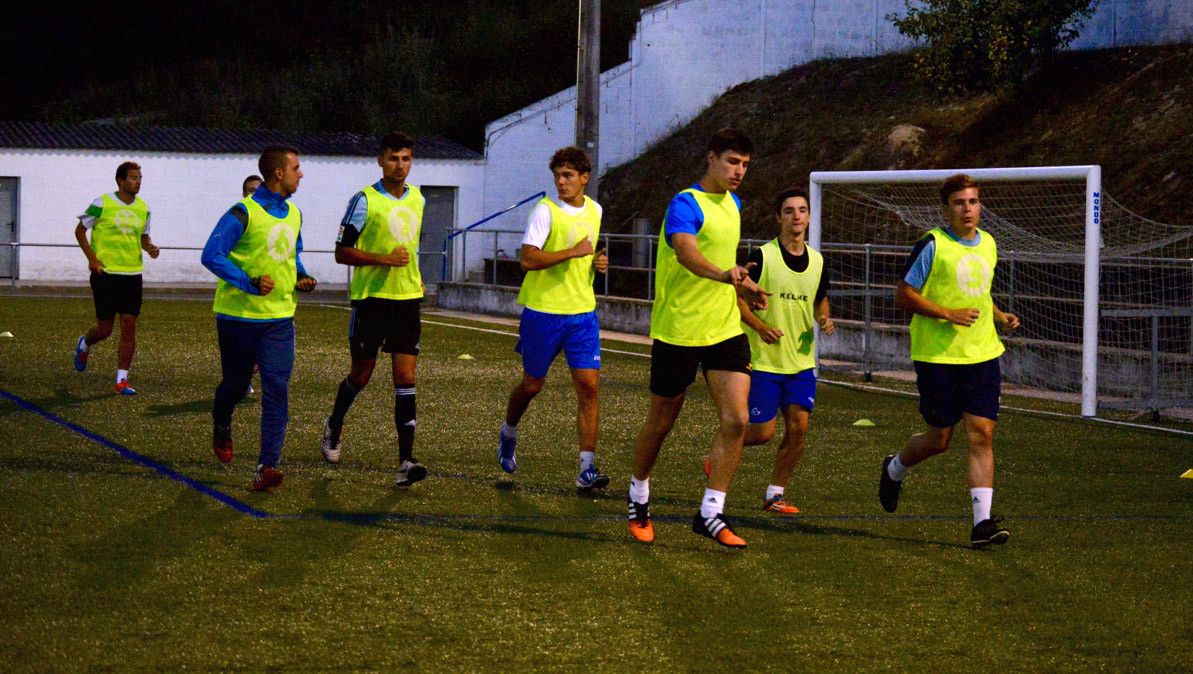 Primeiro adestramento de pretempada do Marcón no Carrasco