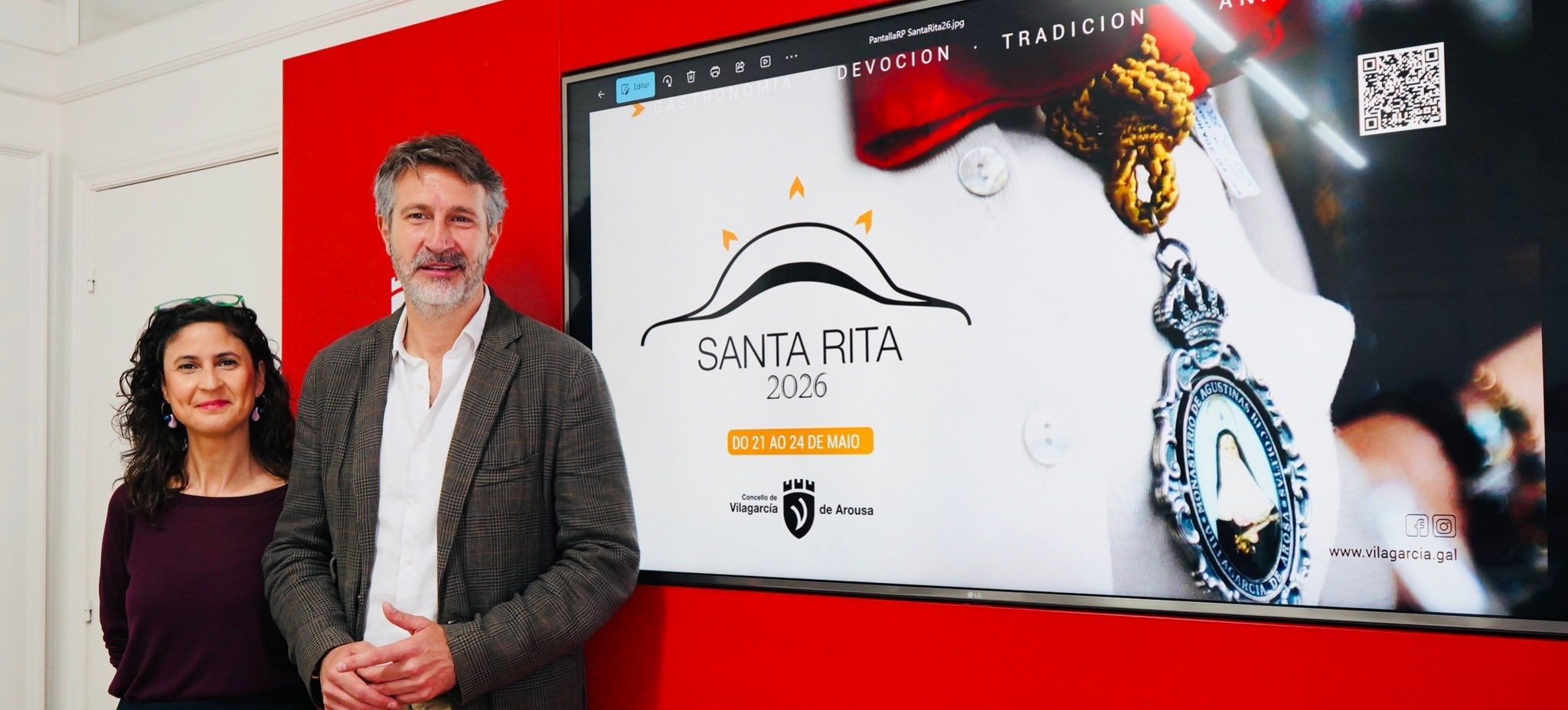 Presentación das Festas de Santa Rita