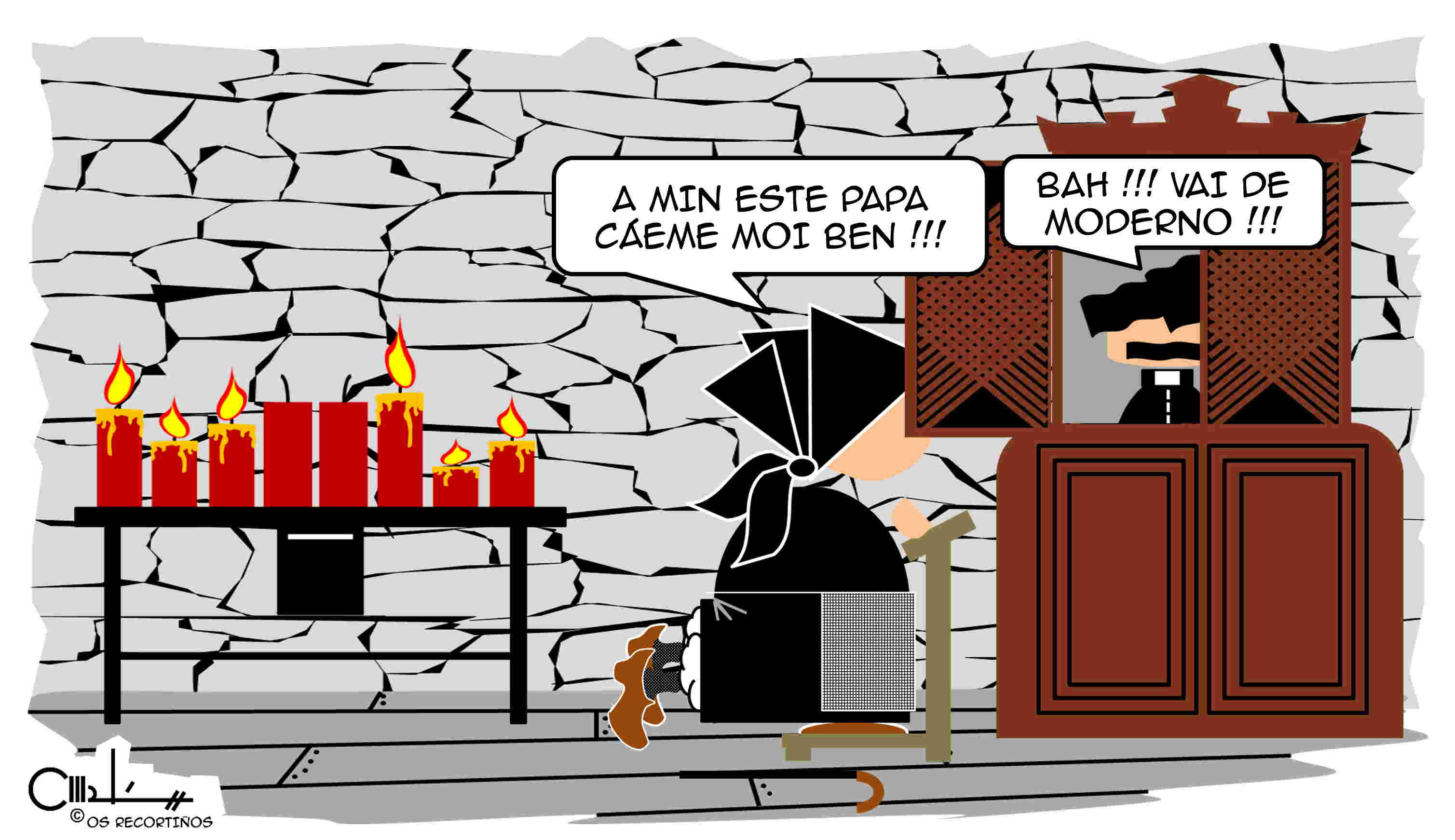 Os Recortiños e o Papa moderno